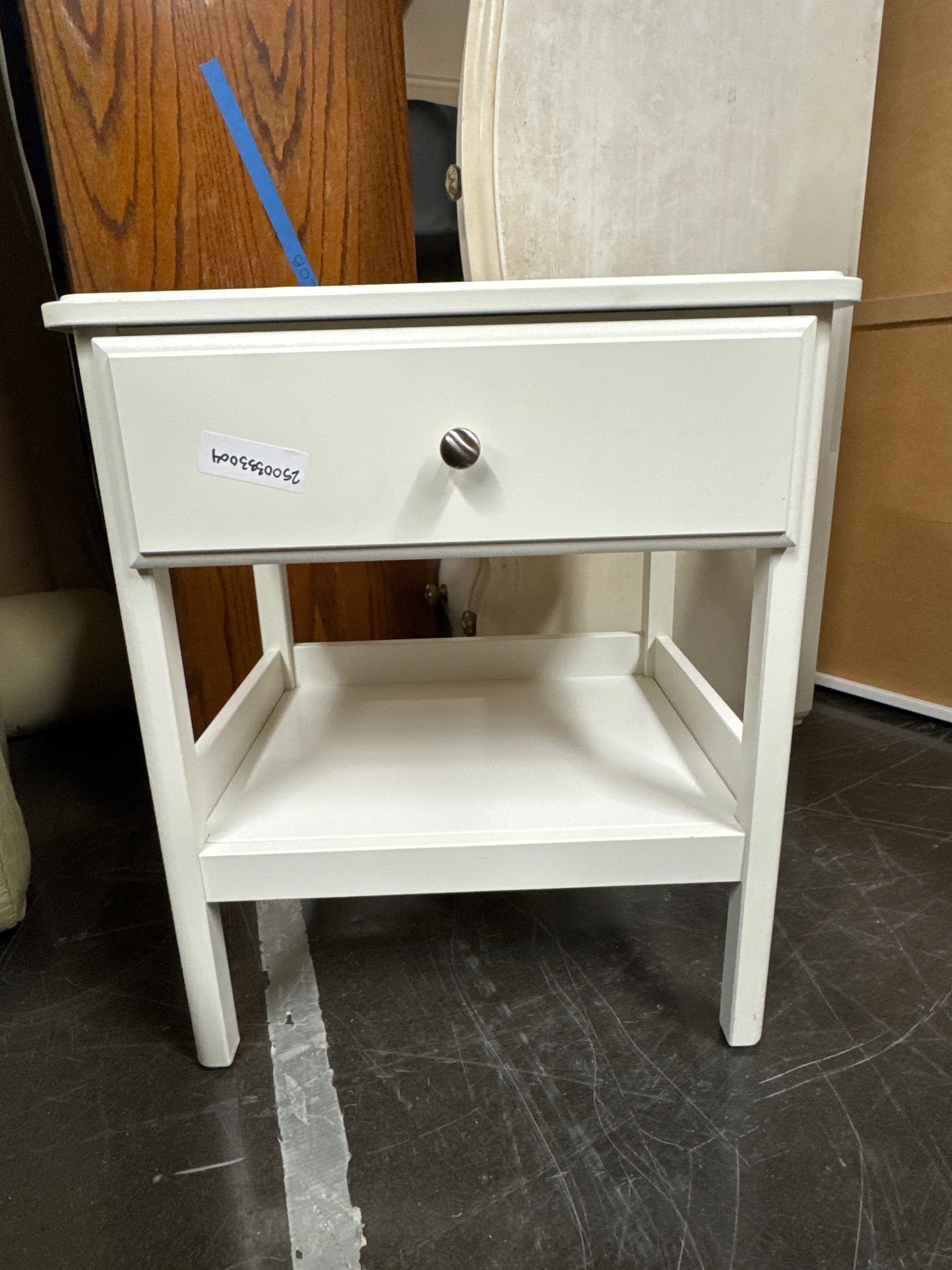 IKEA White Nightstand with Drawer