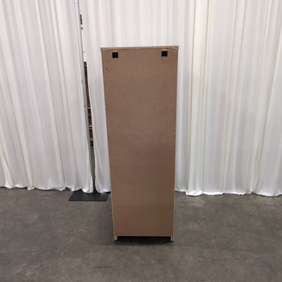 Tall Light Wood Six-Drawer Dresser
