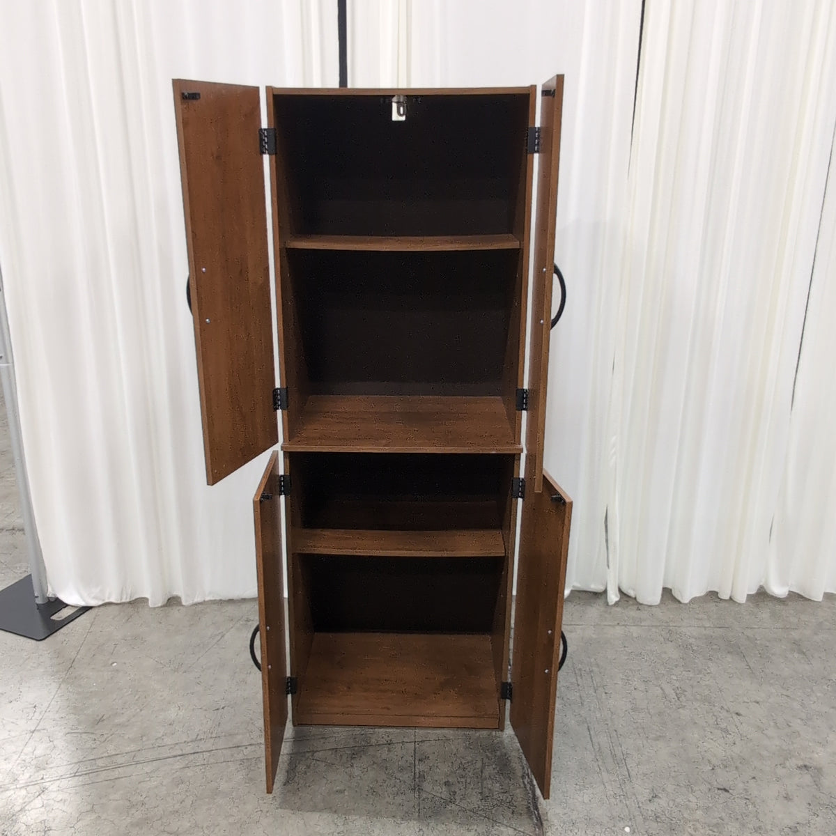 Cherry Tone Four-Door Storage Cabinet