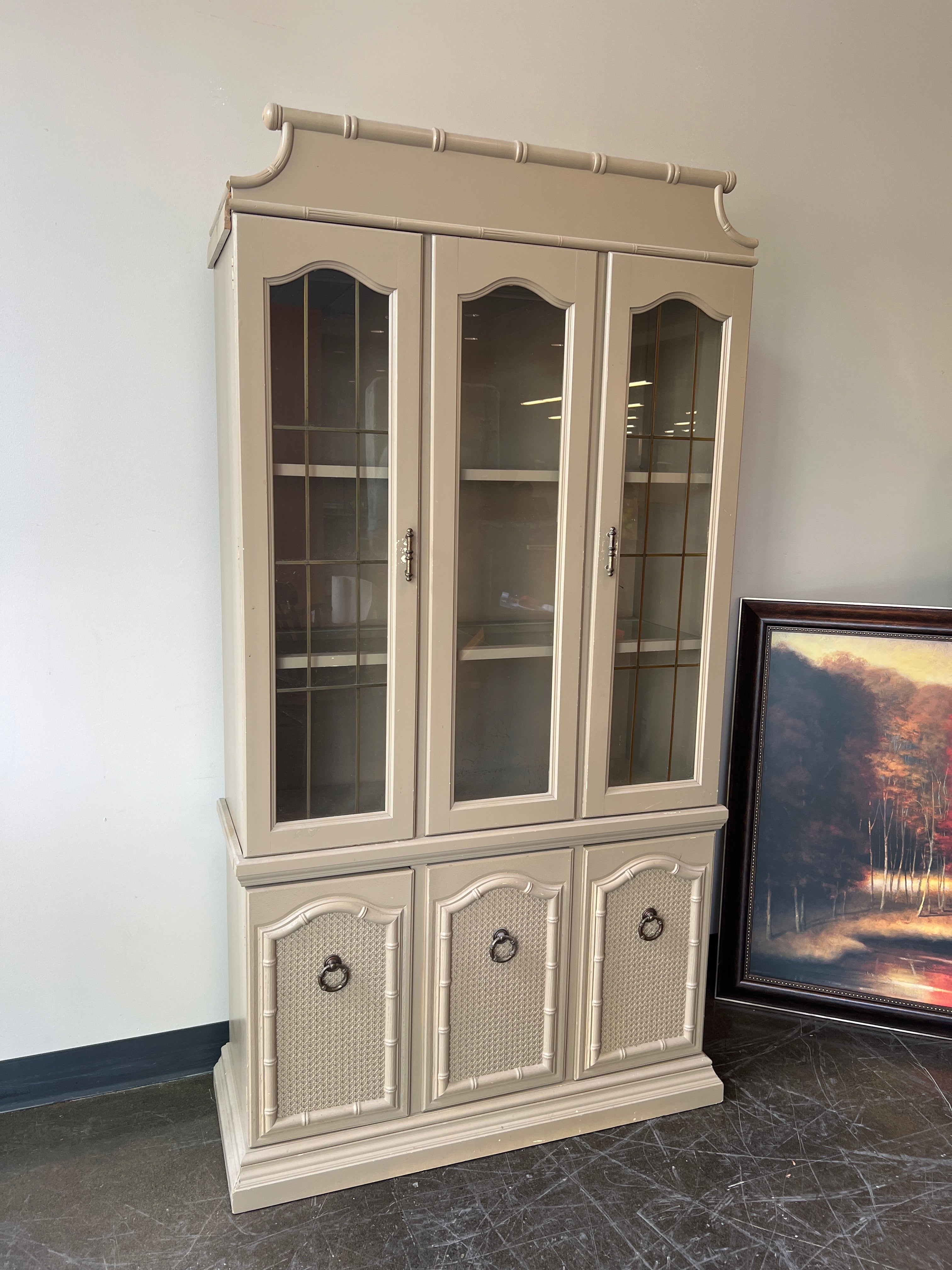 French Gray Hutch
