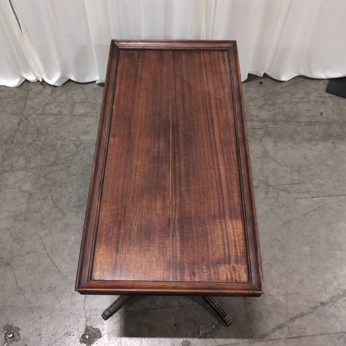 Traditional Dark Wood Console Table
