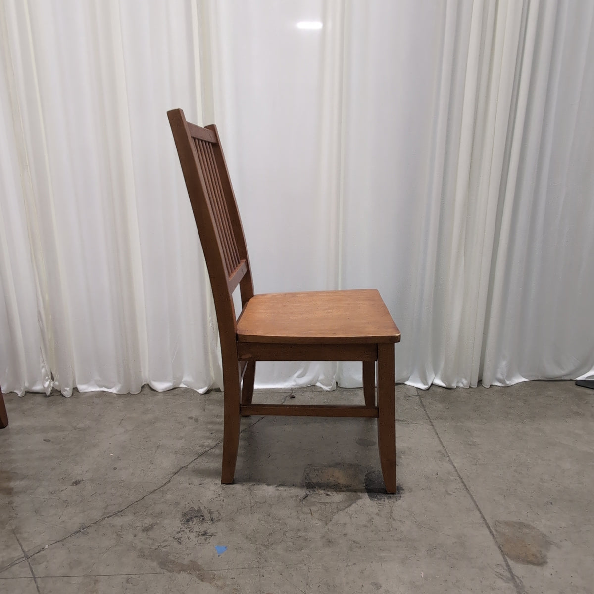 Mission Style Slat Back Dining Chair in Wood