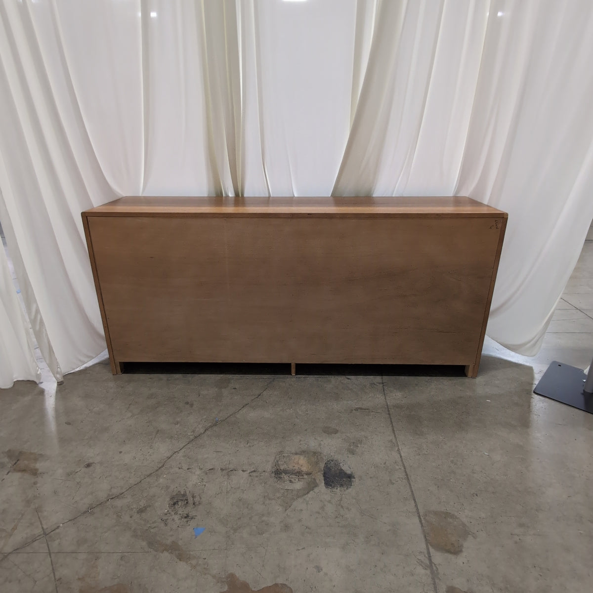Natural Wood Six-Drawer Dresser in a Clean Design
