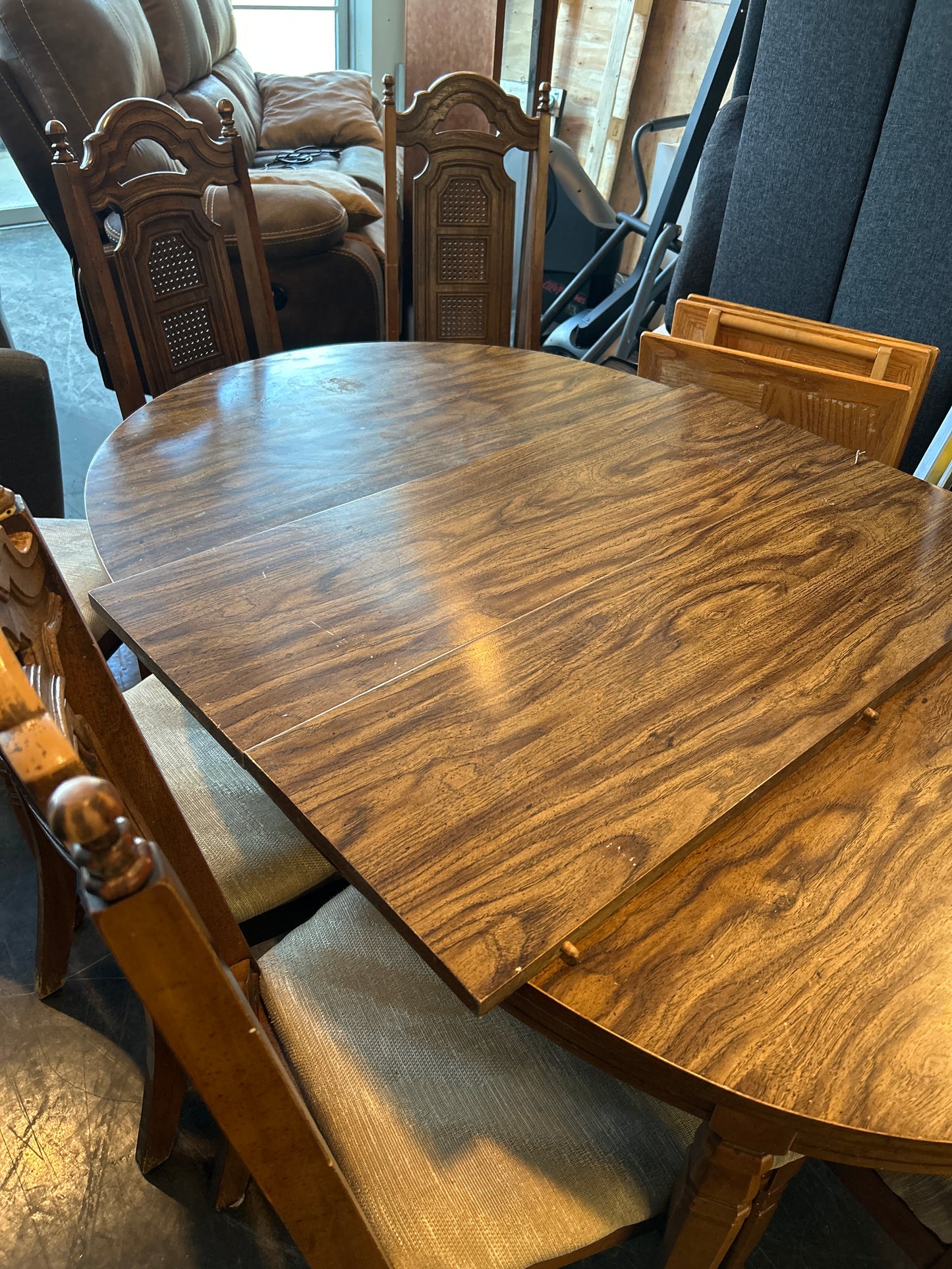 6 Chair Vintage Dining Set