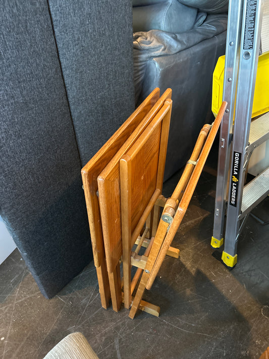 Folding Eating tables.