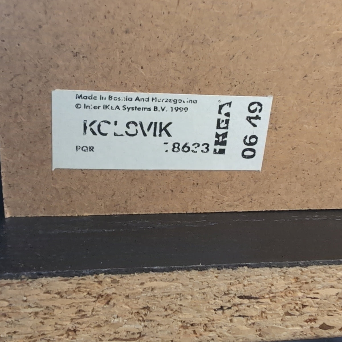 Rectangular Dark Grey Wood Coffee Table