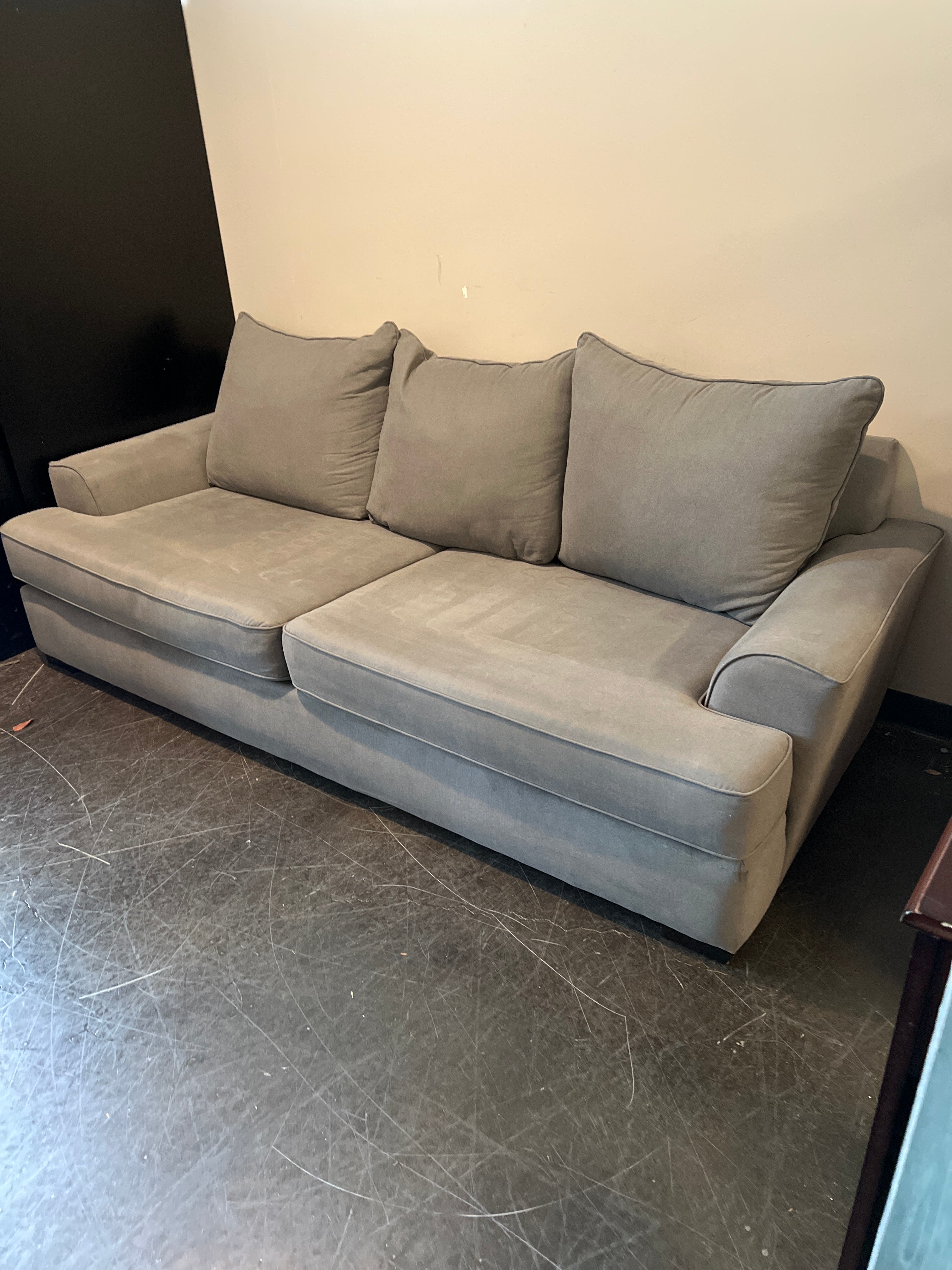 Gray Fabric Sofa