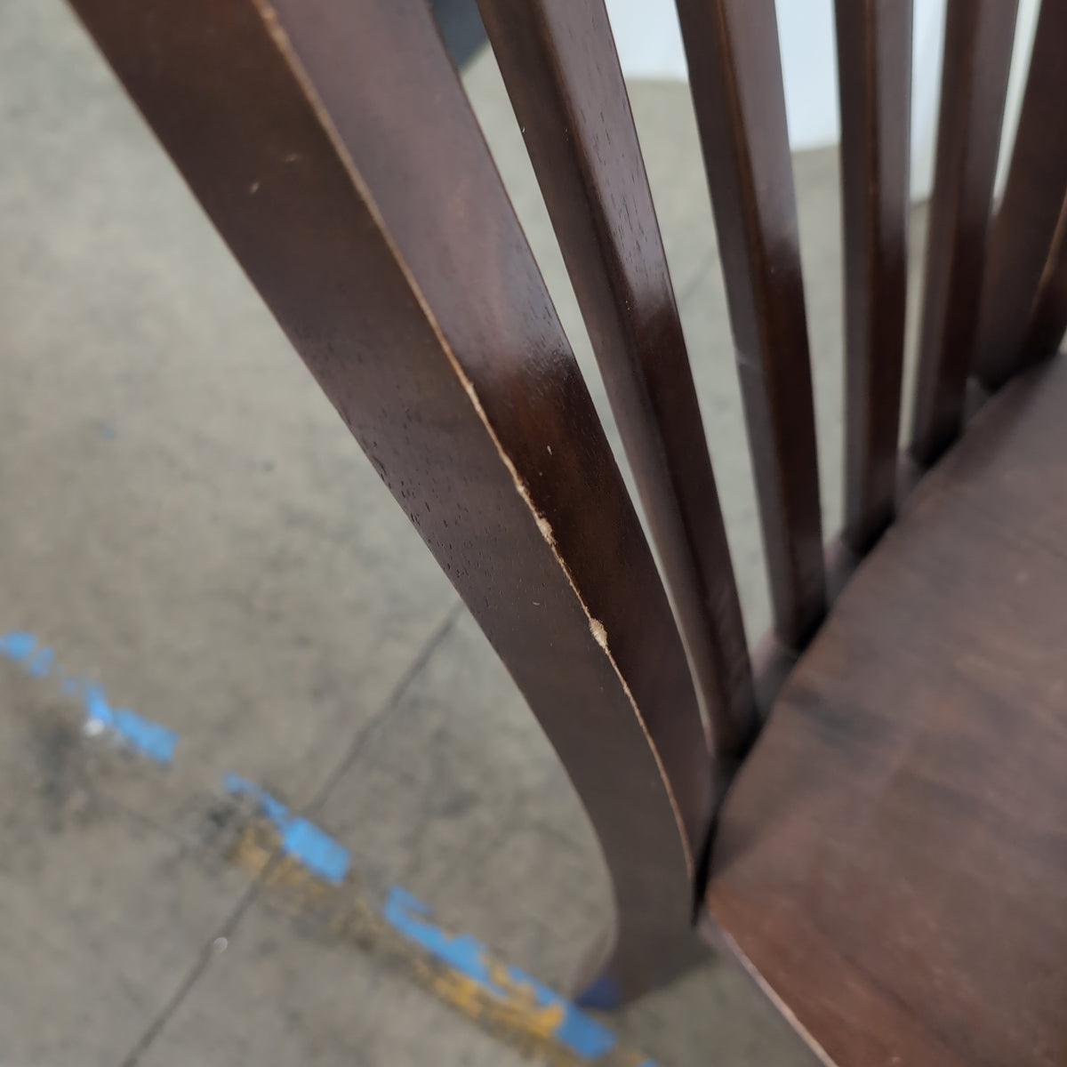 Wood Plank Top Dining Table with Trestle Base