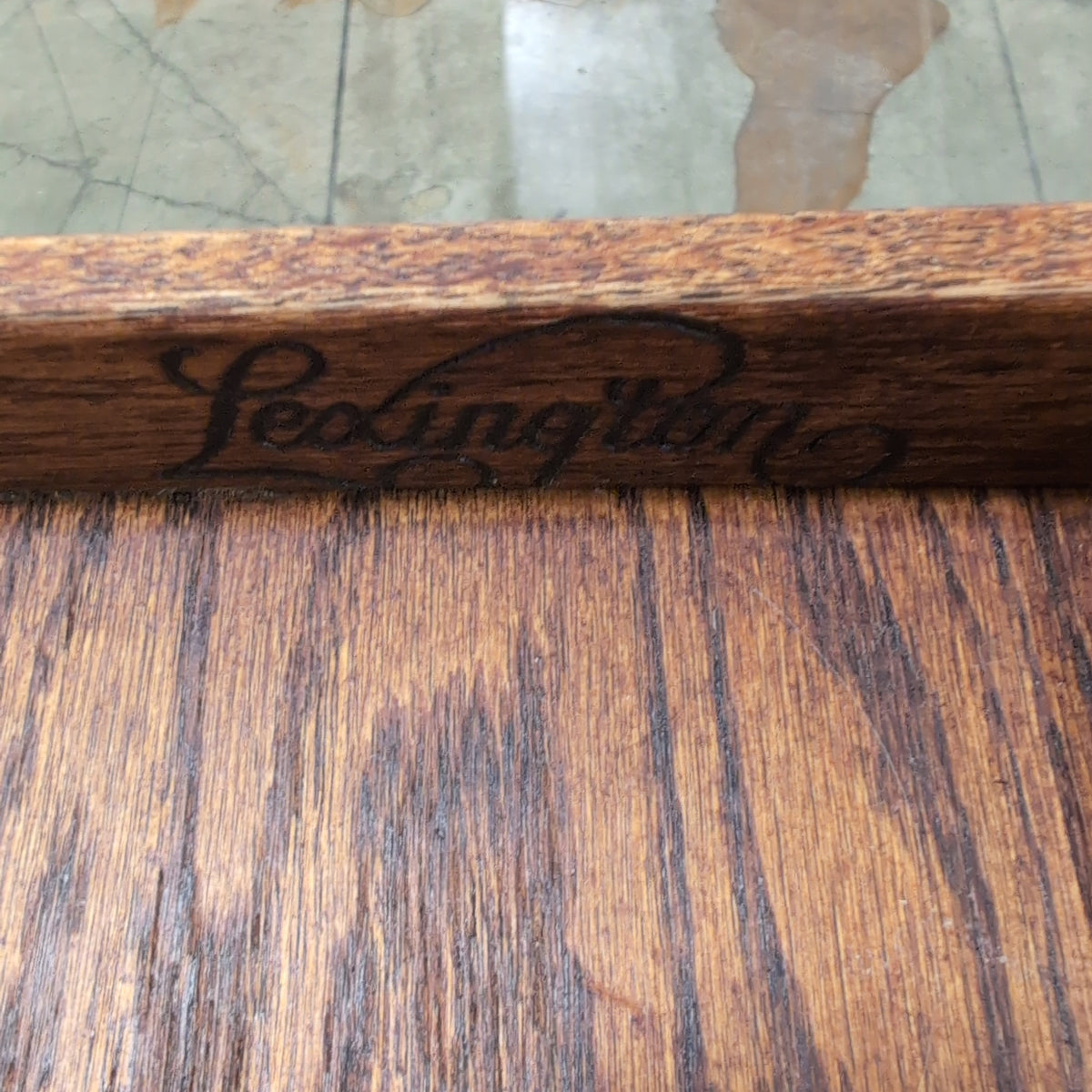 Lexington Cherry-toned Wood End Table with a Single Drawer