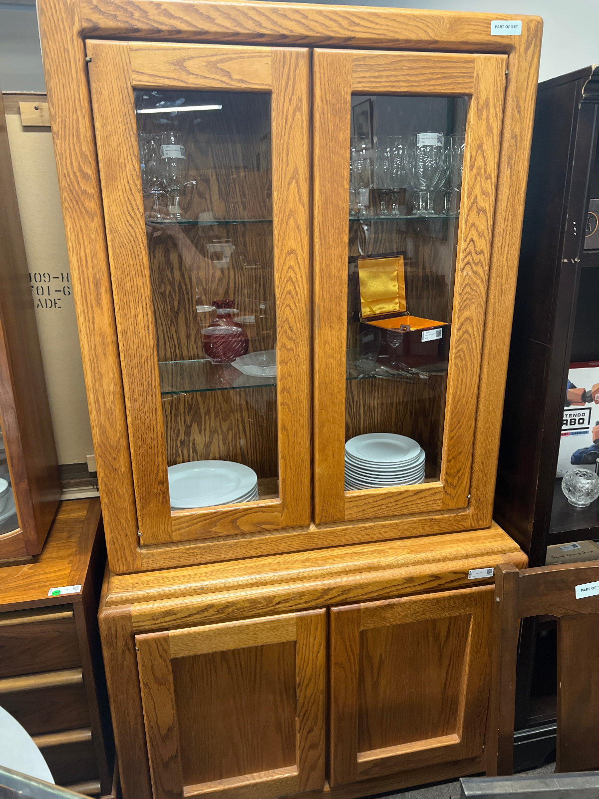 Oak Hutch
