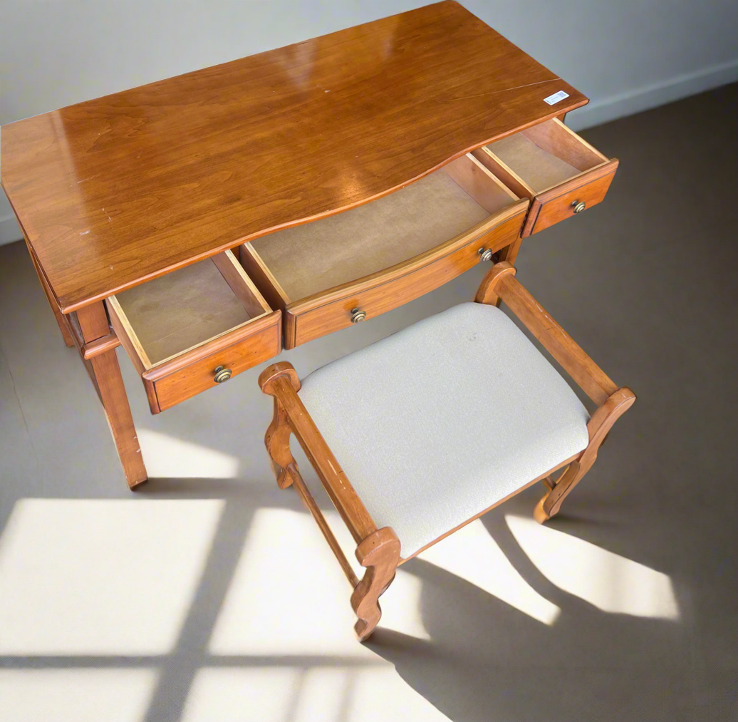Maple Vanity with Mirror