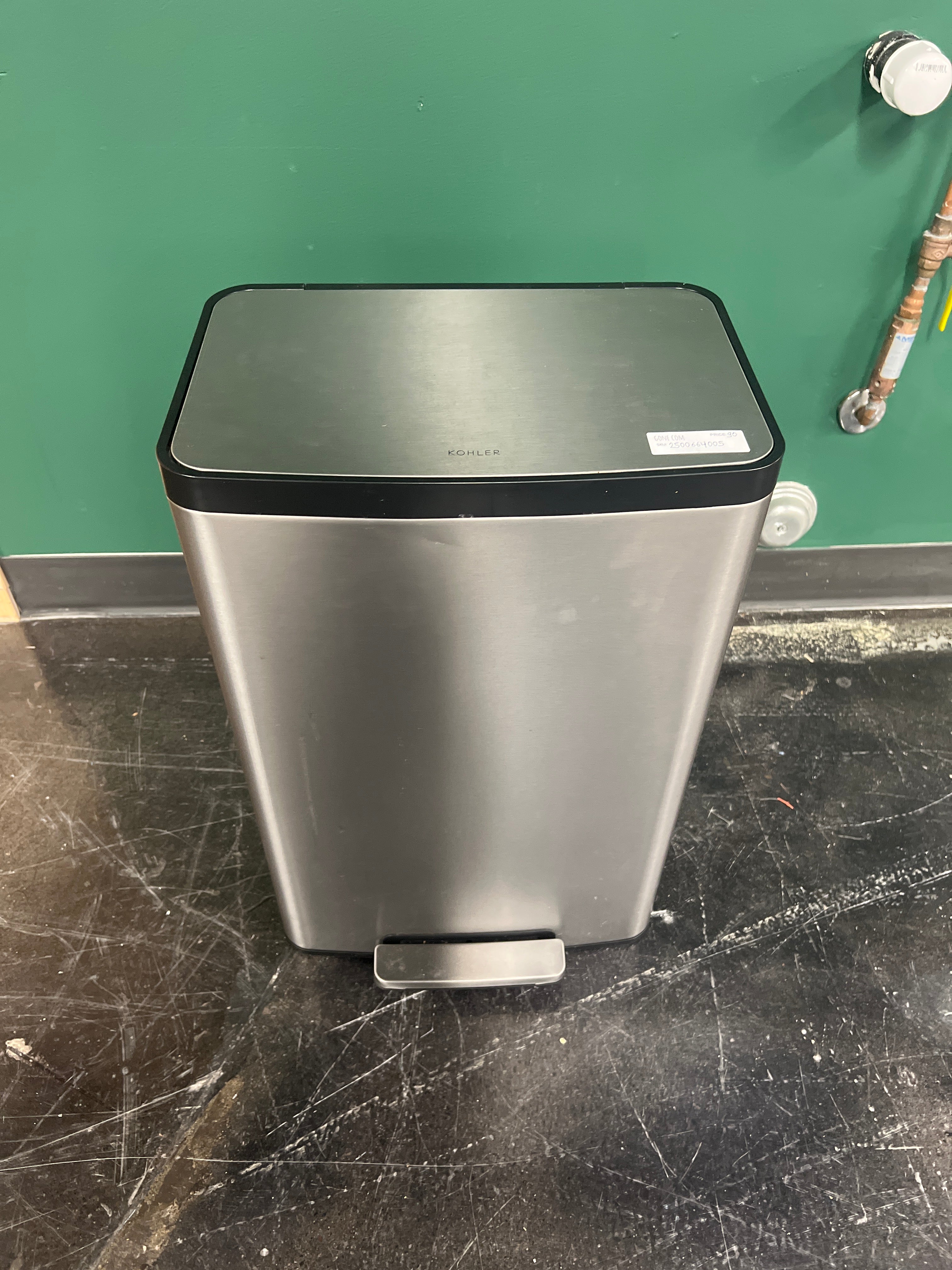 13 Gallon Kohler Step Trash Can