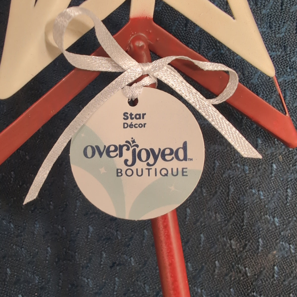 Overjoyed Boutique Patriotic Layered Decorative Star in Metal and Wood