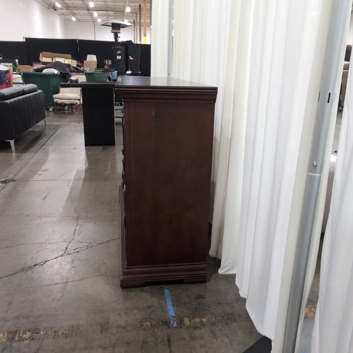 Broyhill Premier Cherry Finish Wood Dining Buffet with Ornate Hardware