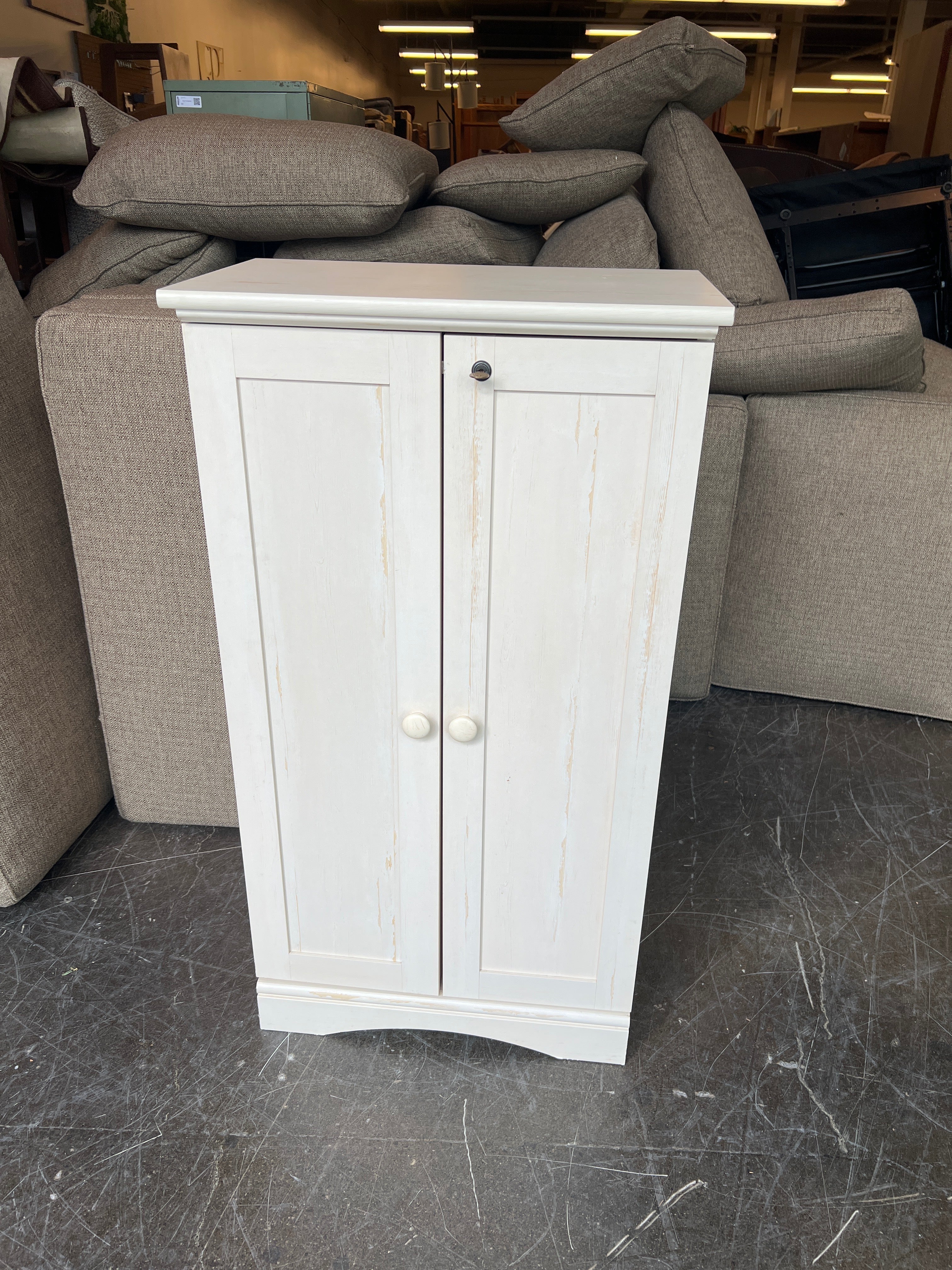 White Breadboard Cupboards