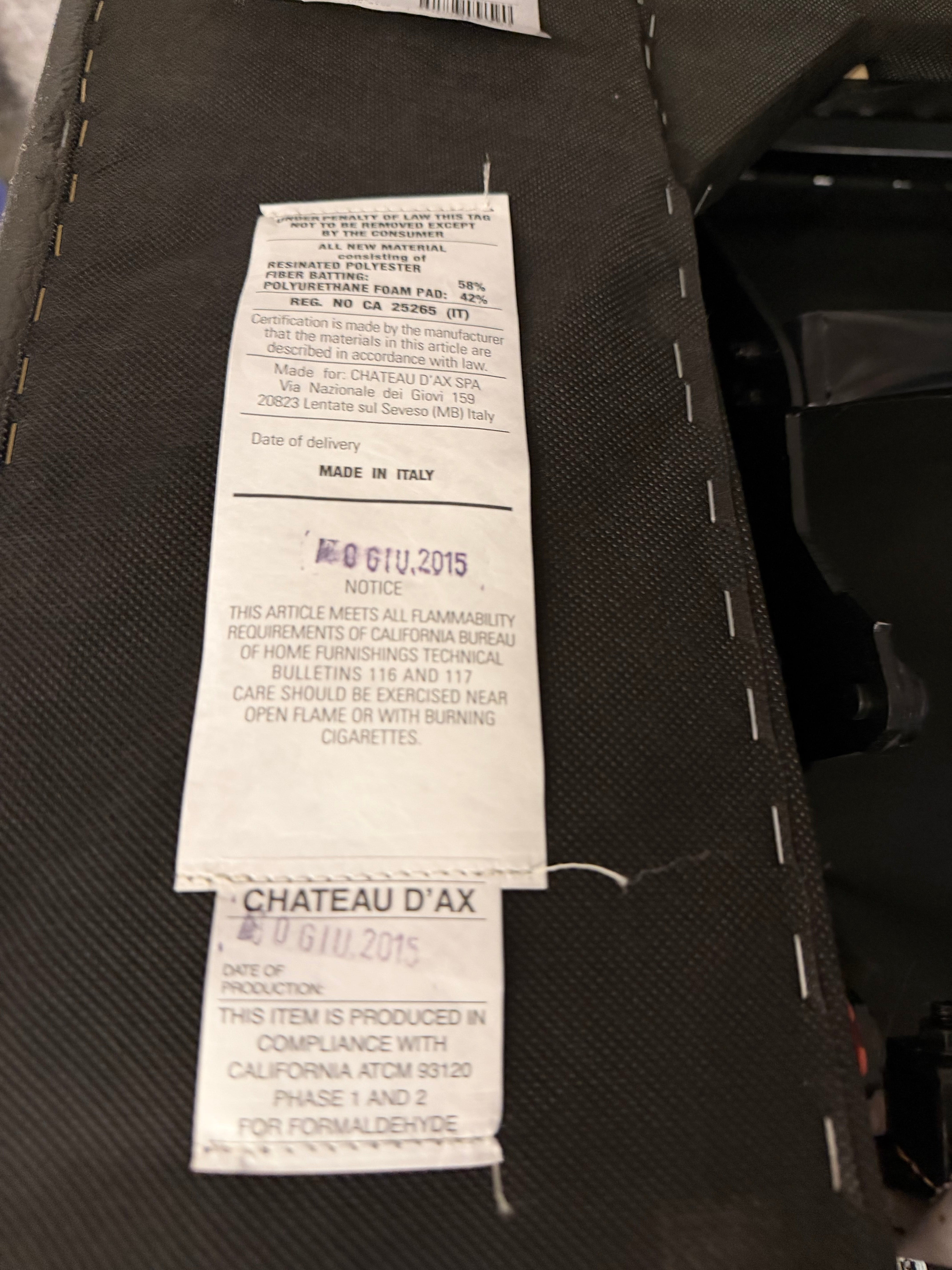 Chateau d'Ax 5 Piece Power Sectional Sofa in Great Condition (Made in Italy)