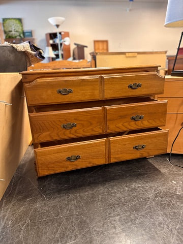 3 Drawer Dresser With Brass Pulls