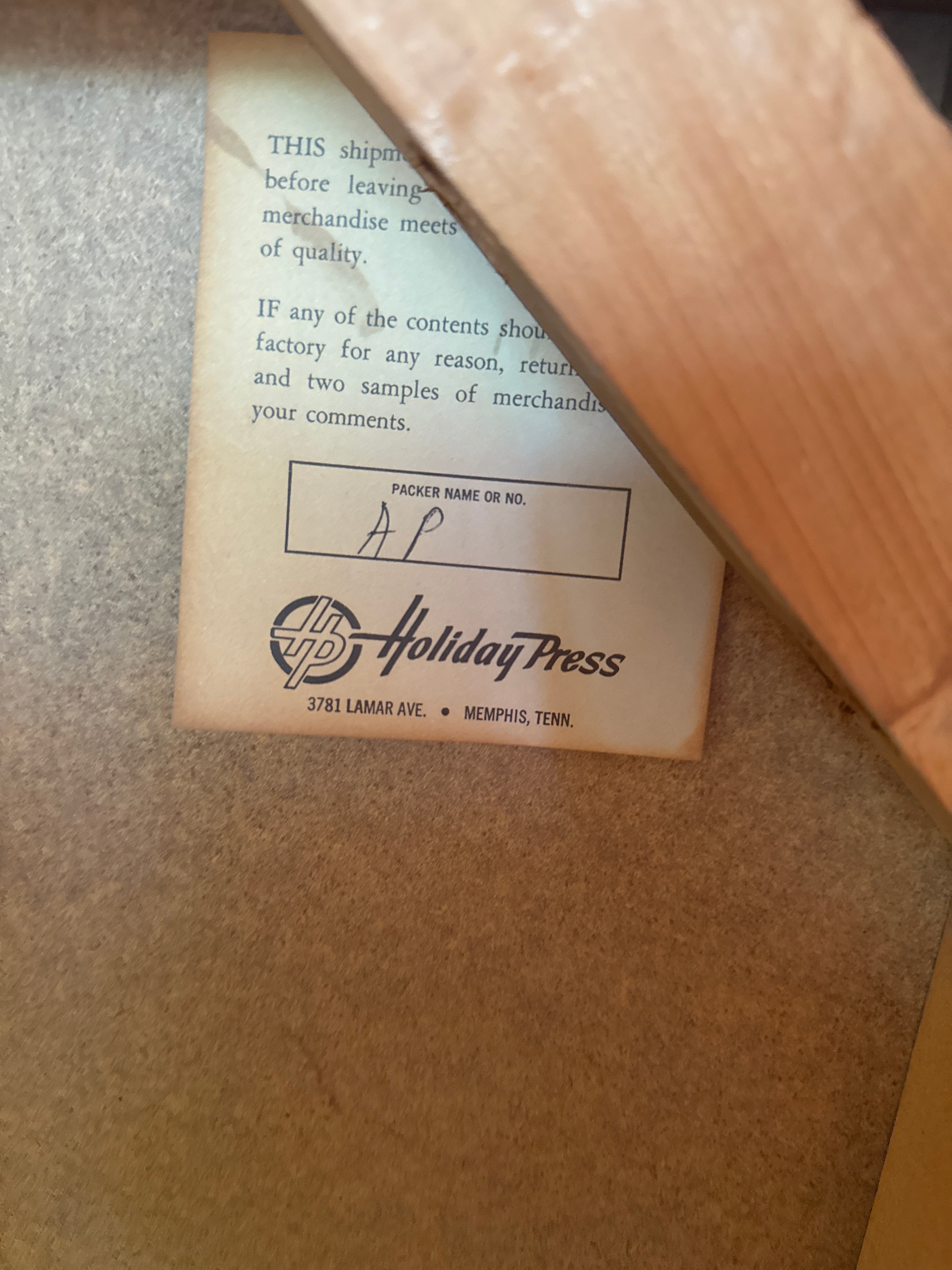 MCM-Leaning Vintage Utility Table by Holiday Press – Memphis, TN