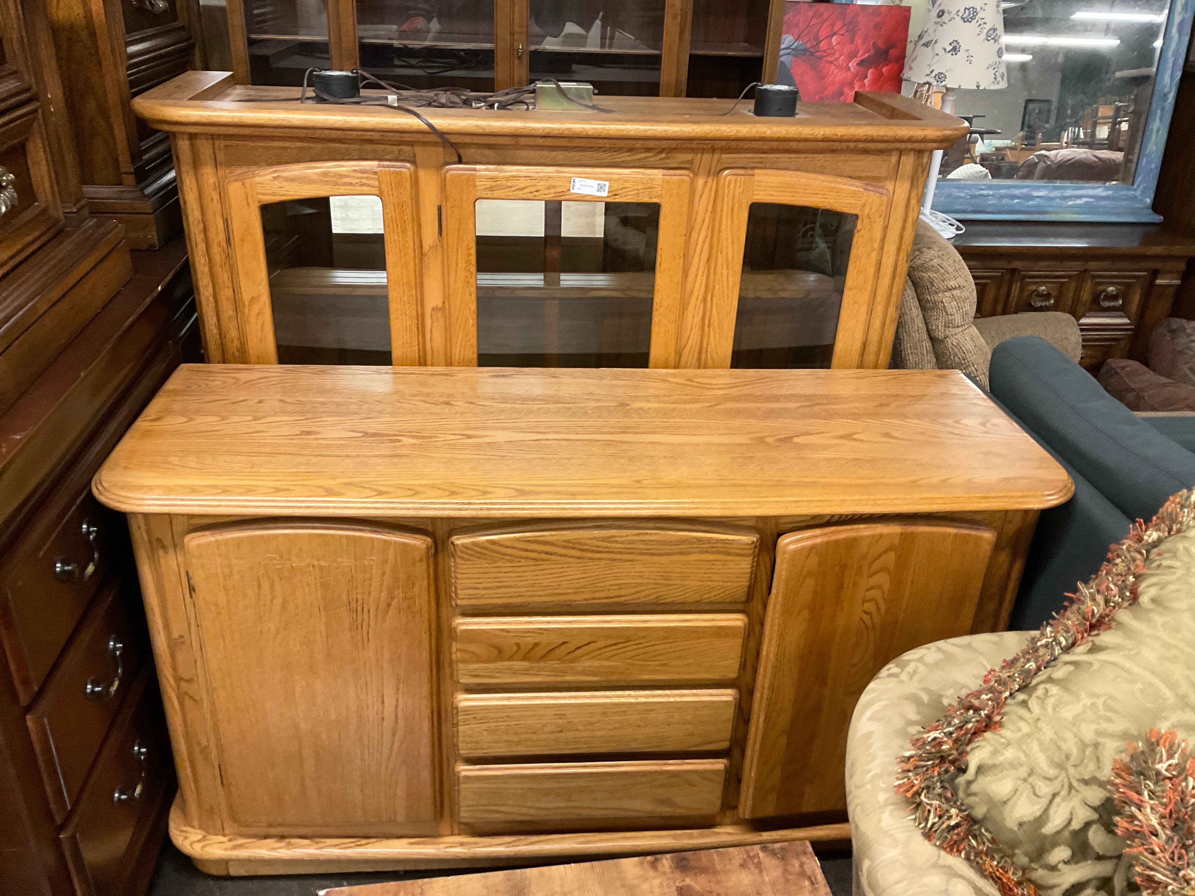 Oak China Cabinet