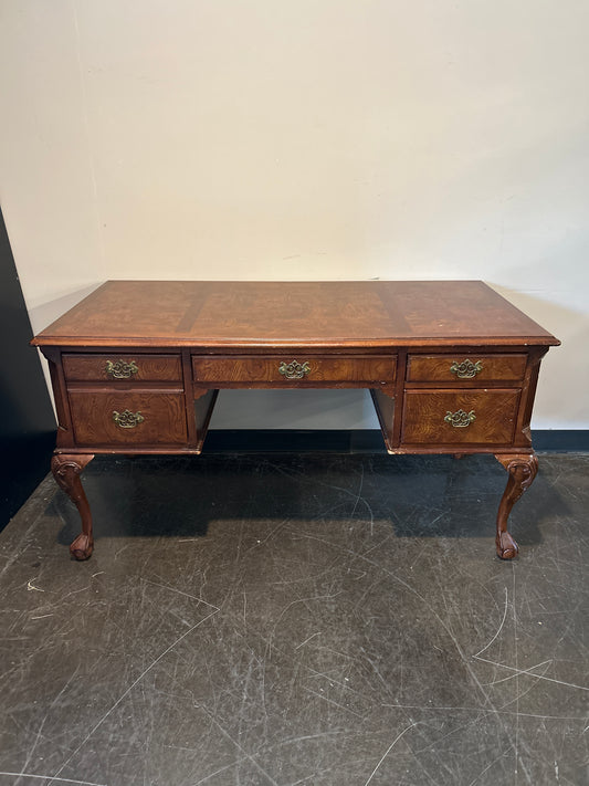 Rich Brown Wood Desk