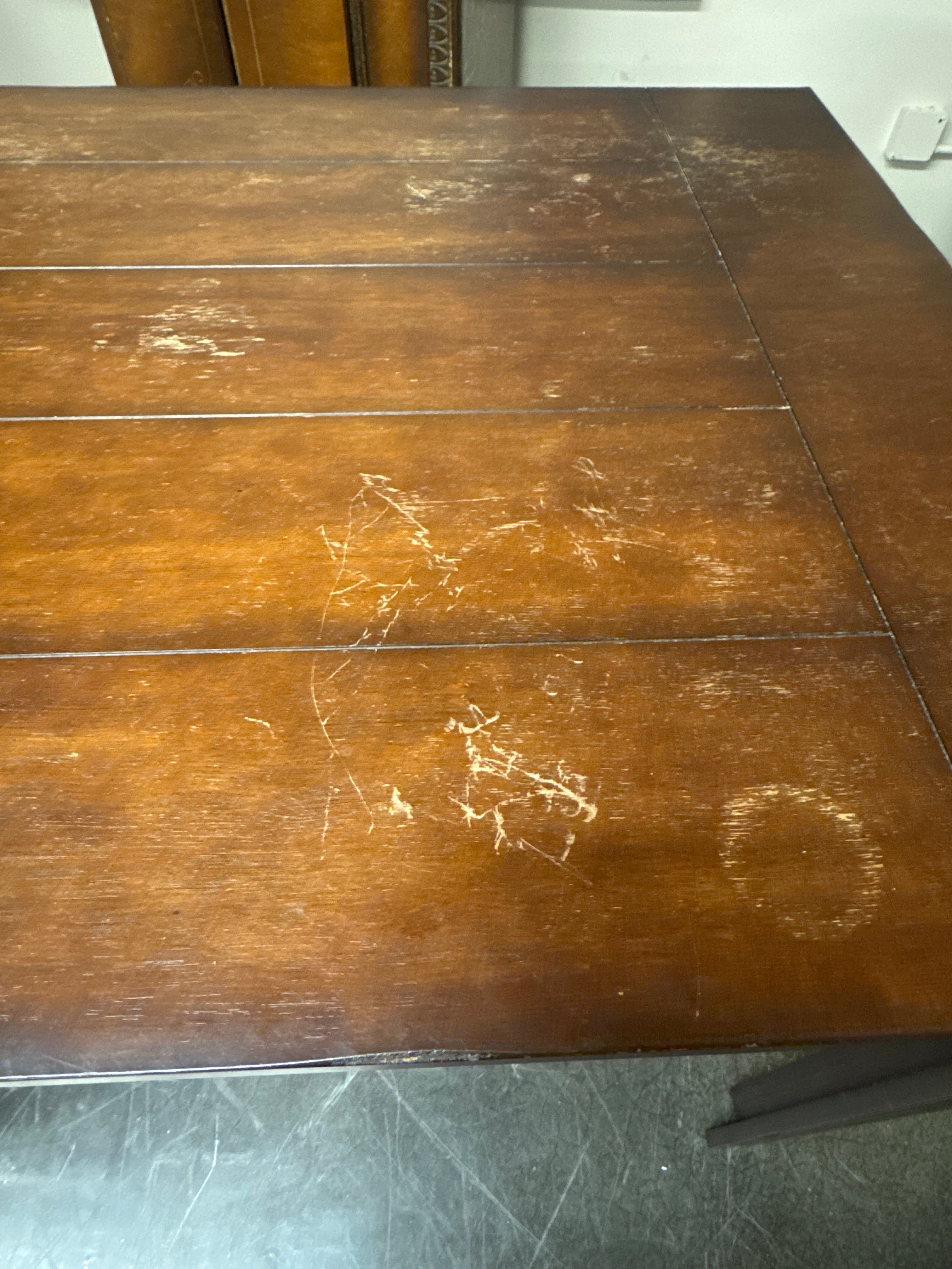 Counter-Height Solid Wood Dining Table
