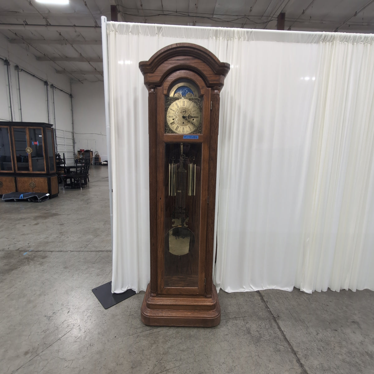Zachariah Maples Grandfather Clock co. Classic Moon Phase Grandfather Clock in Wood