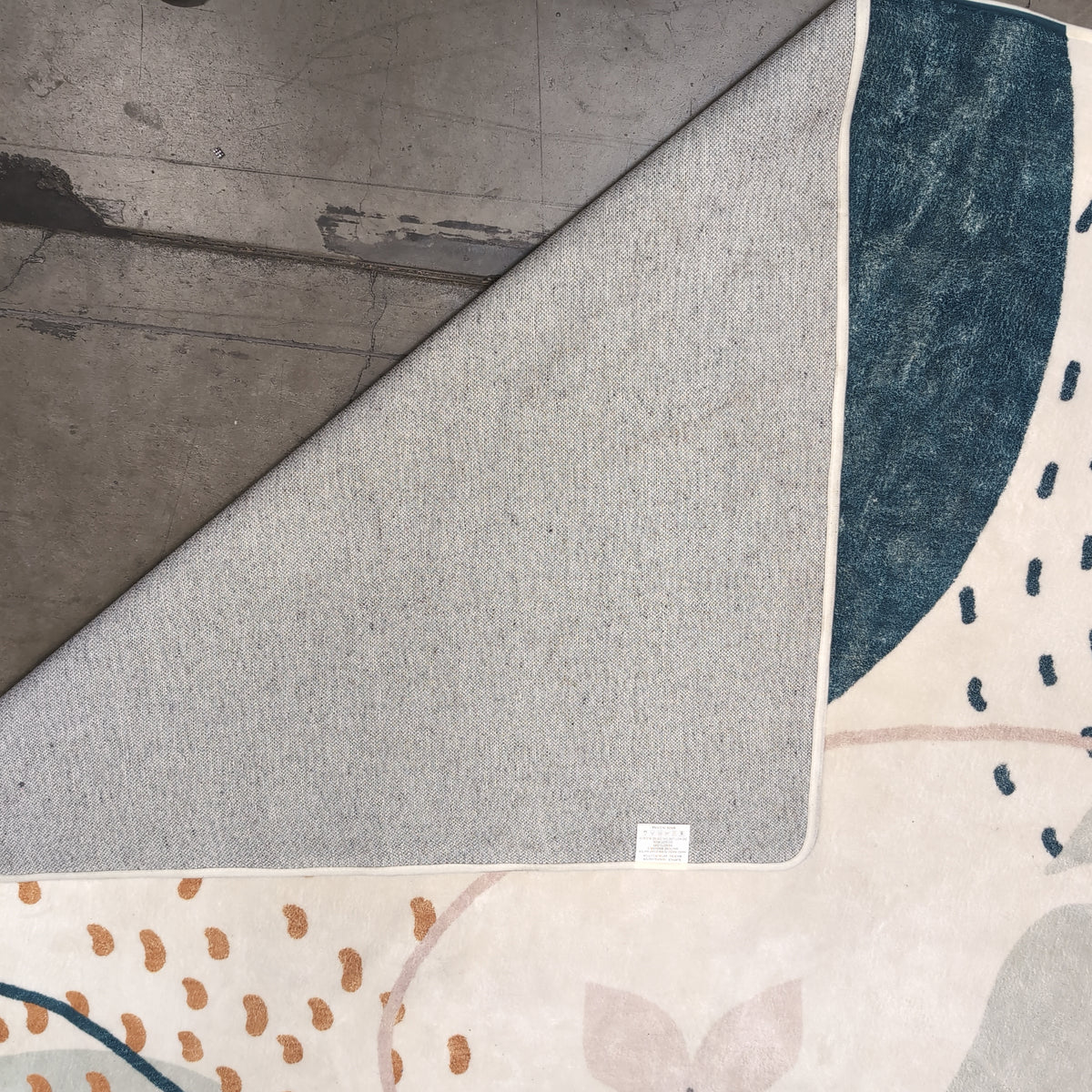Abstract Organic Pattern Area Rug in Multi-Color