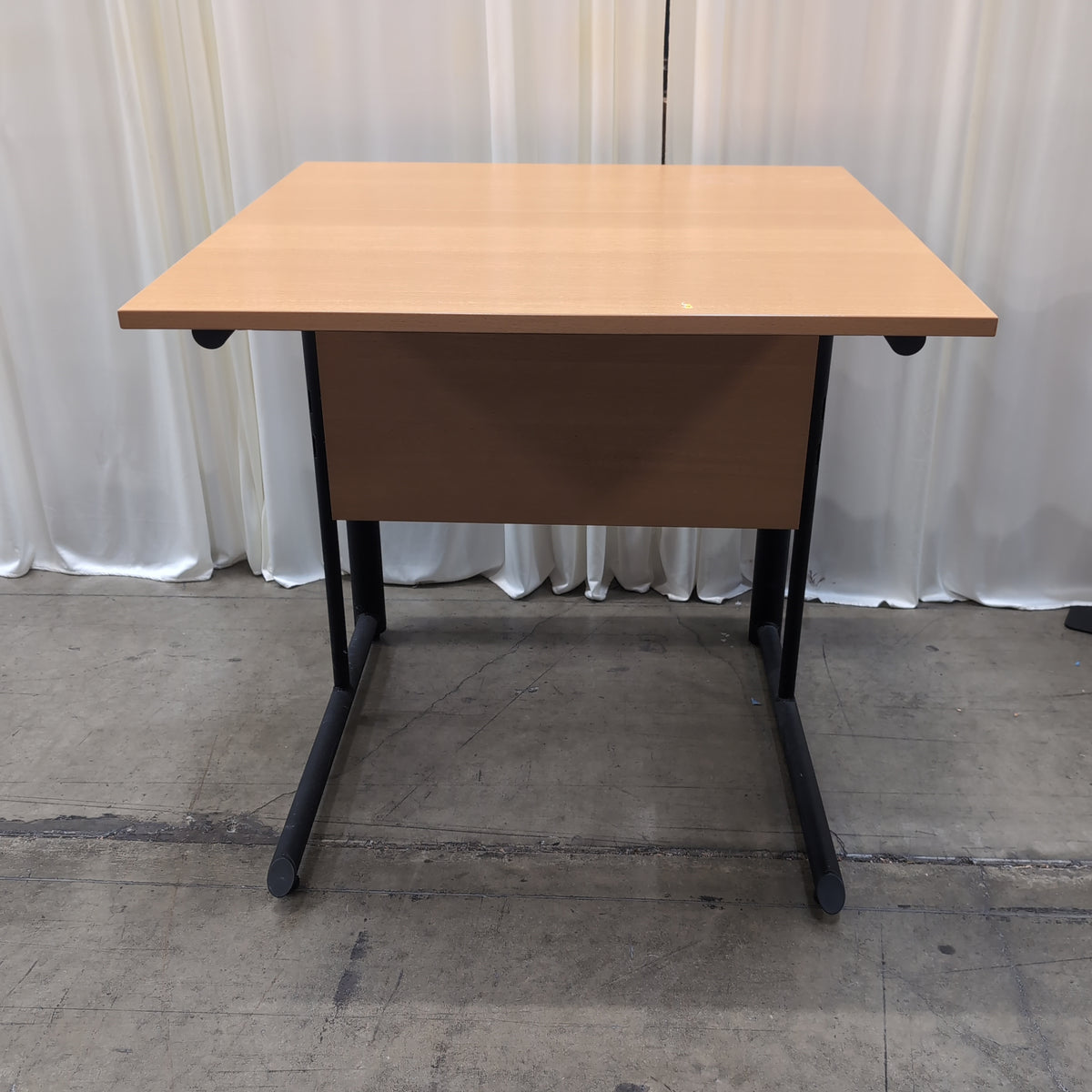 Simple Light Wood-Look Desk in Laminate