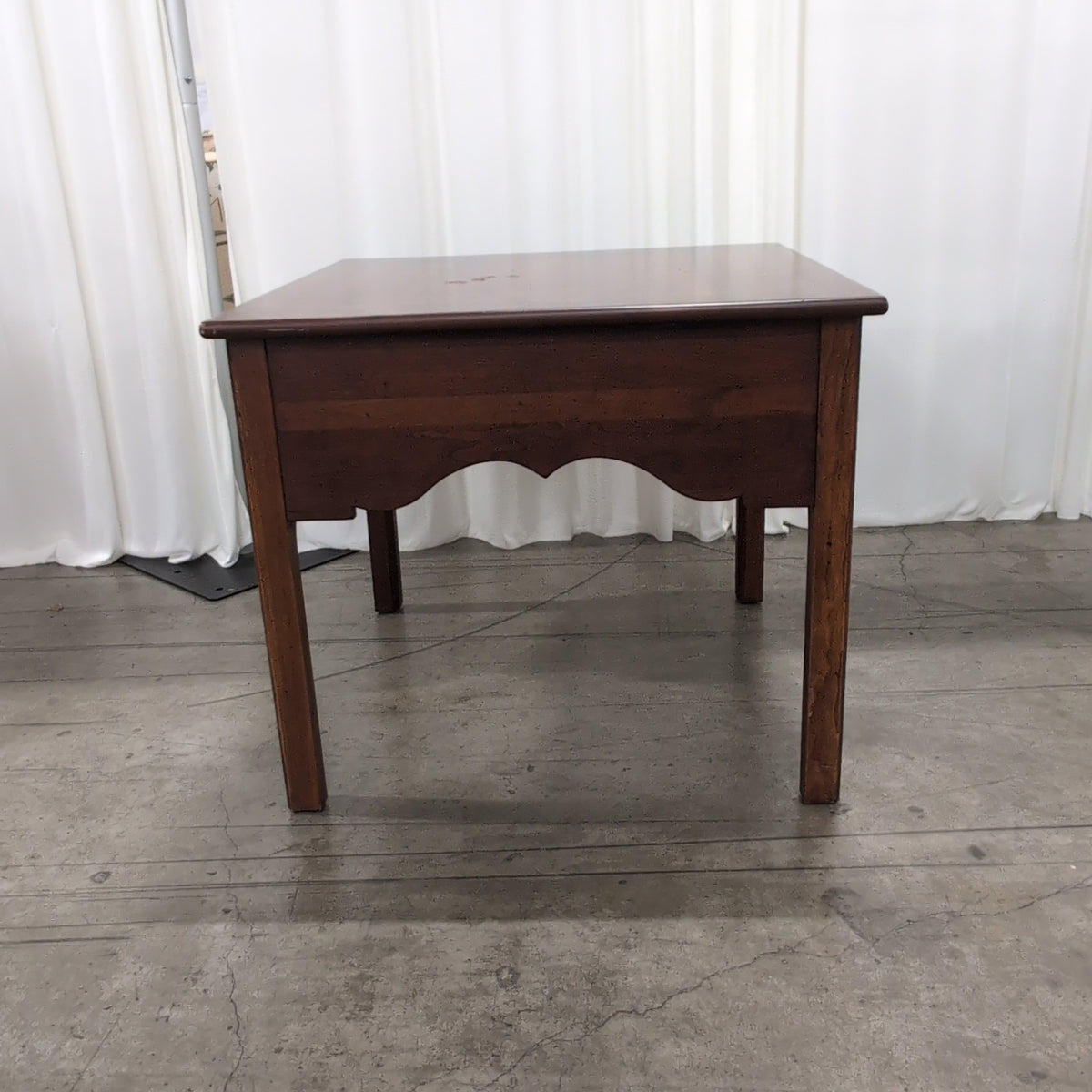 Lexington Cherry-toned Wood End Table with a Single Drawer