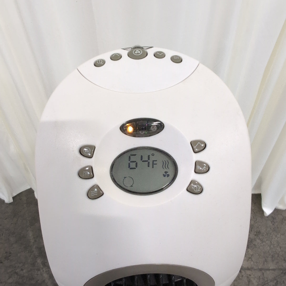 Enviracaire White Tower Fan with Digital Controls