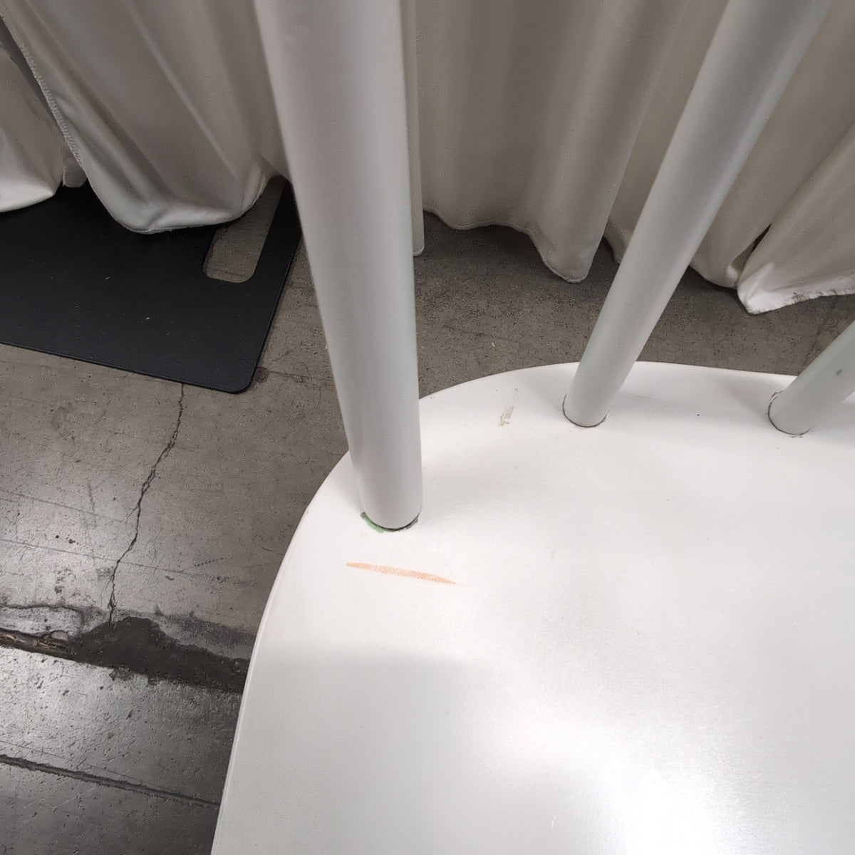 White Painted Spindle Back Chair