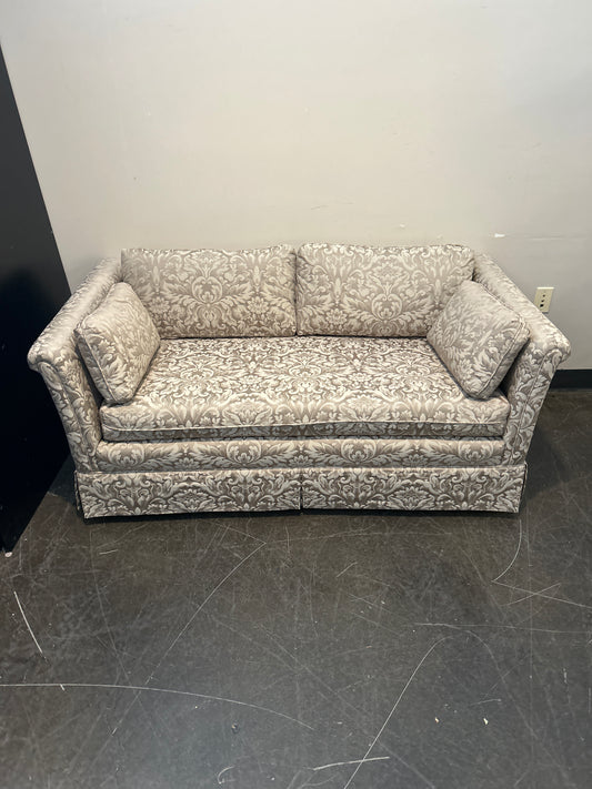 Elegant Damask Pattern Sofa