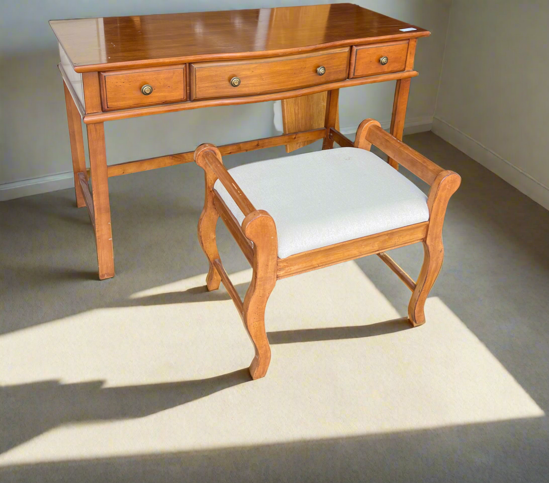 Maple Vanity with Mirror