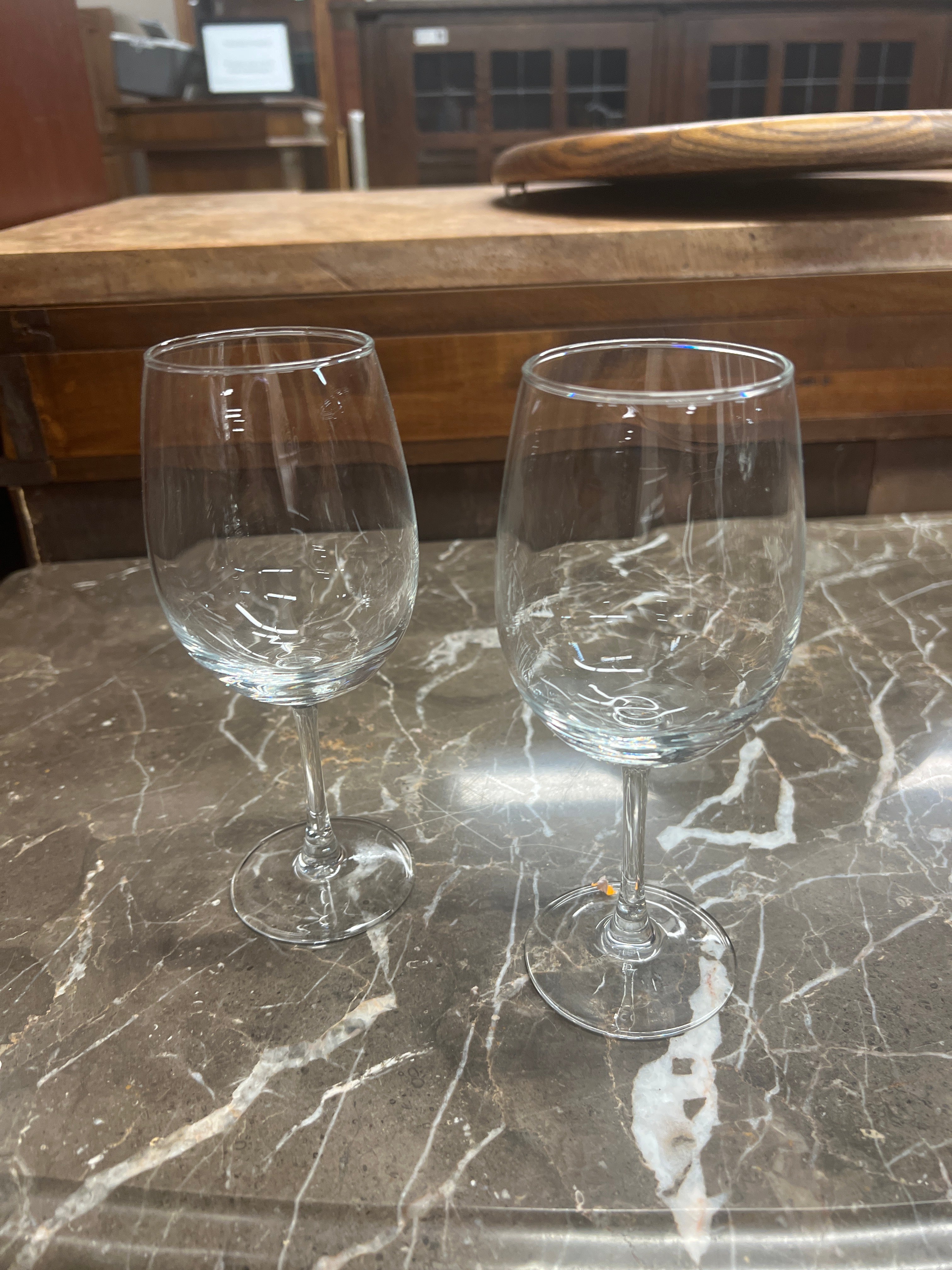 Assorted glassware