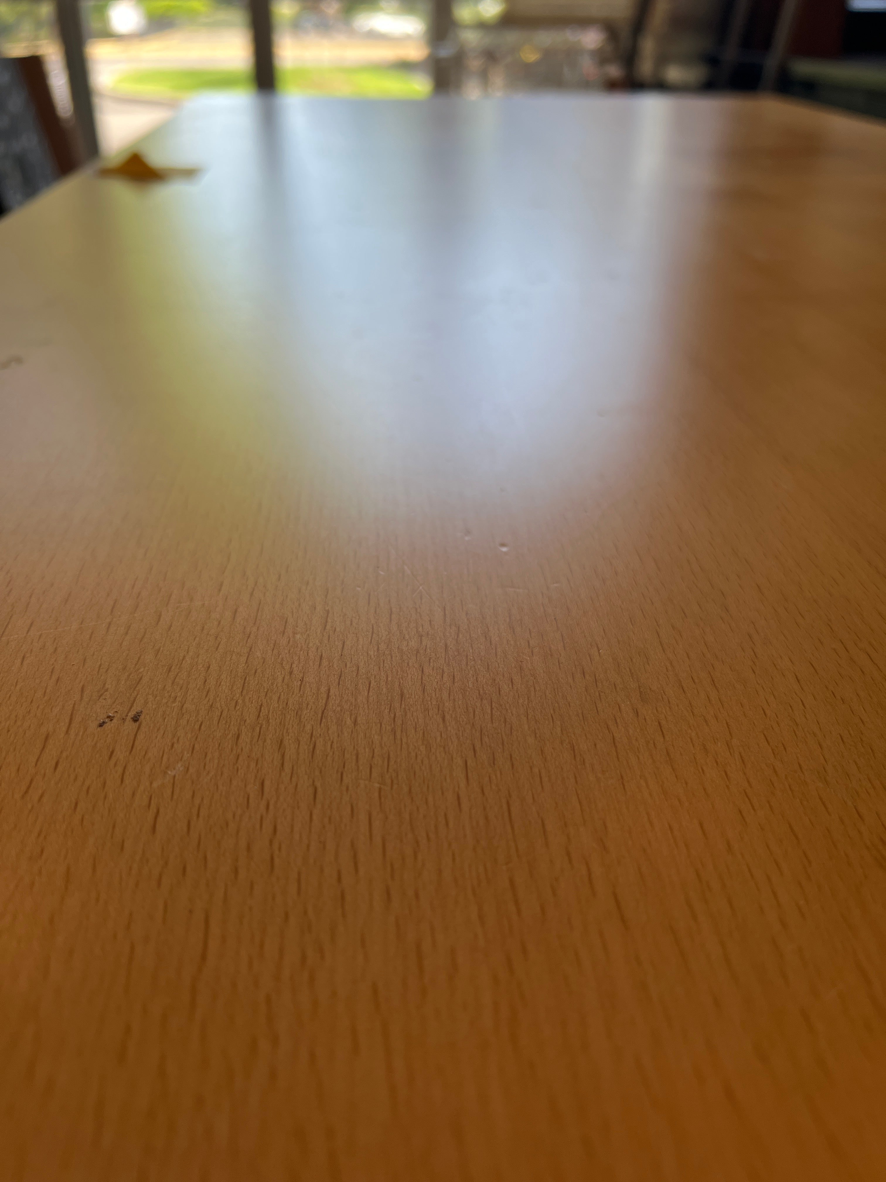Large Light Wood Office Desk