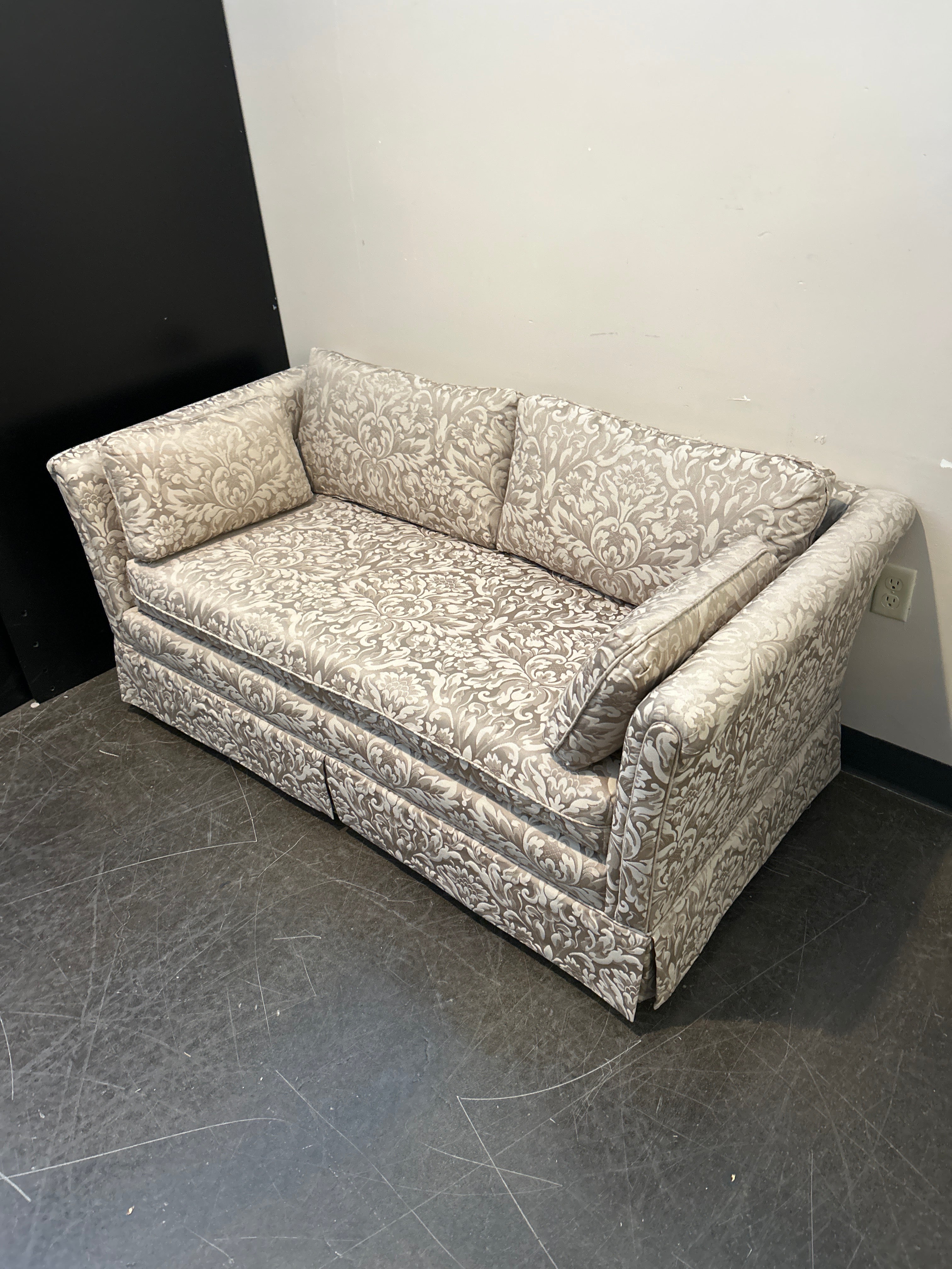 Elegant Damask Pattern Sofa
