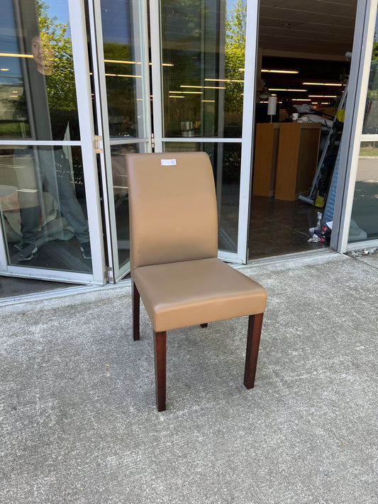 Coffee Brown Leather Chair