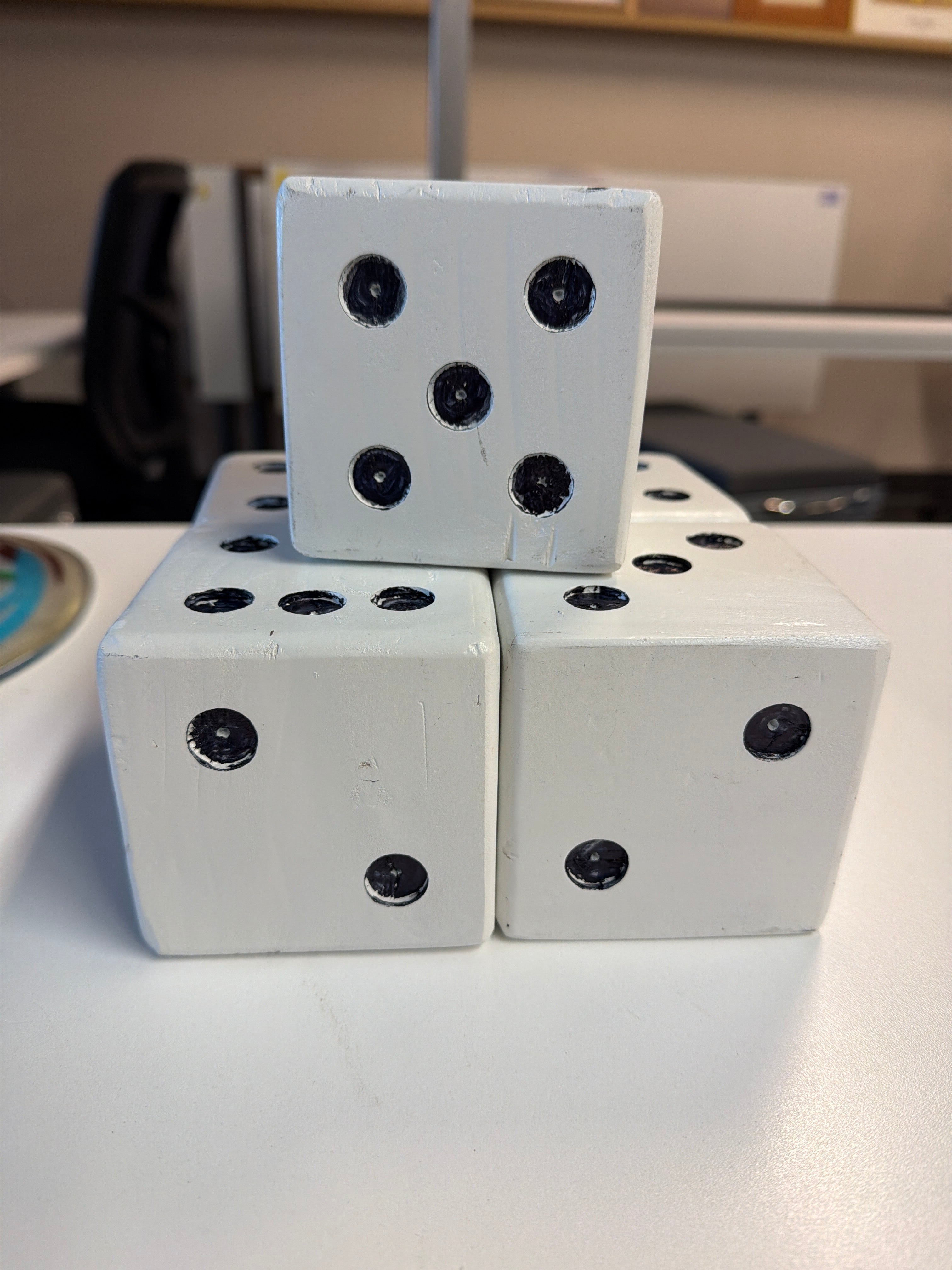 Large Wooden Decorative Dice