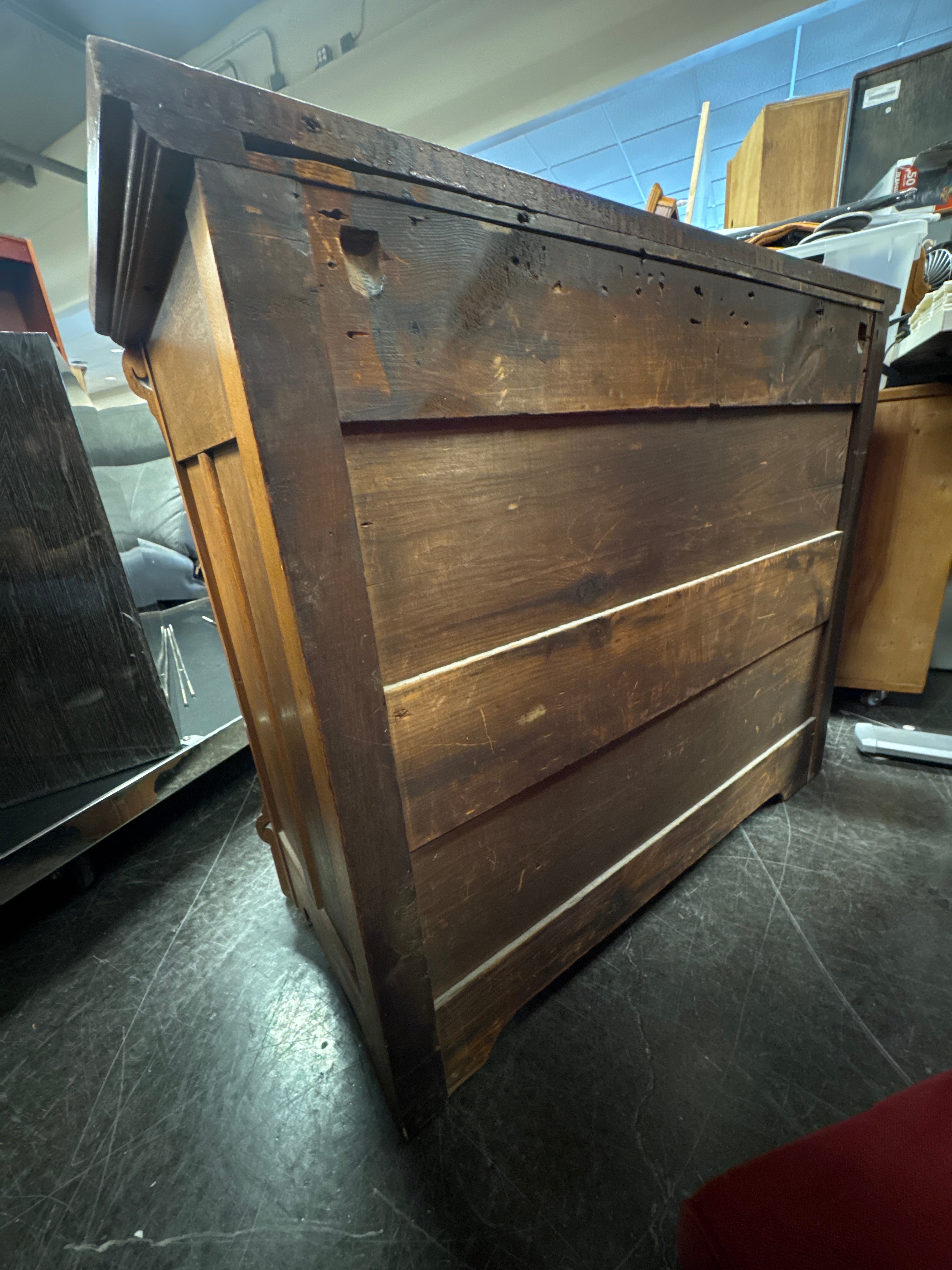 Antique Hardwood Chest of Drawers