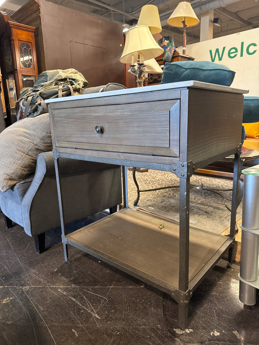 Rustic Industrial Single Vanity Bathroom Sink