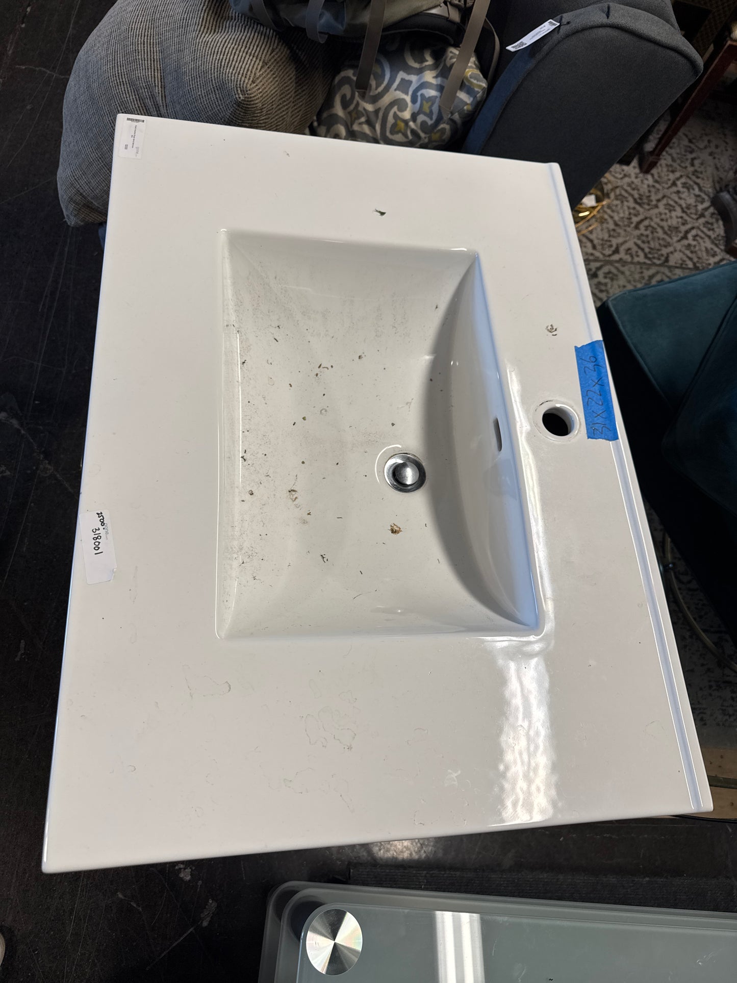 Rustic Industrial Single Vanity Bathroom Sink