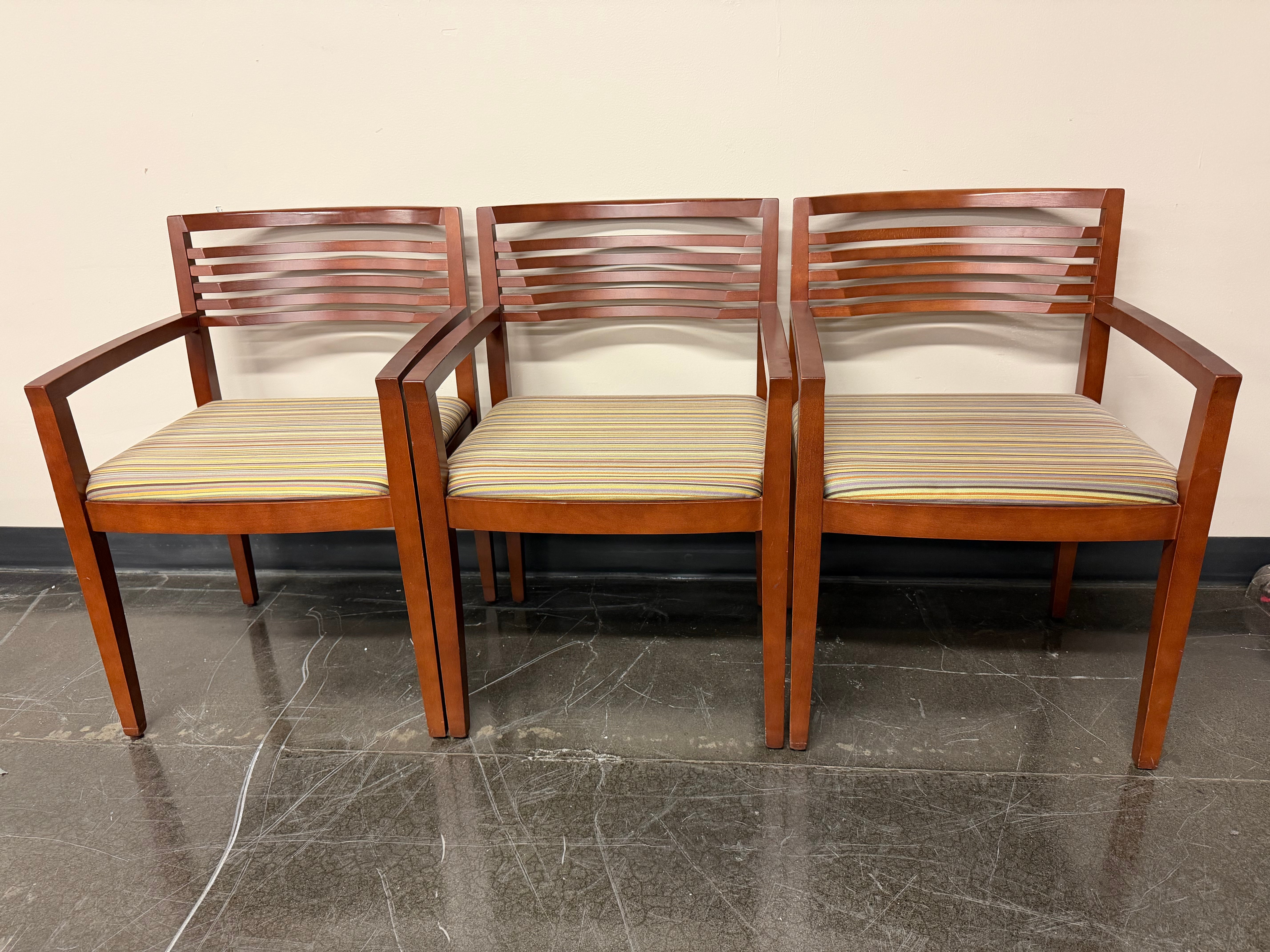 Three Knoll Studio Ricchio Arm Chairs by Joseph and Linda Ricchio (Set of 3)