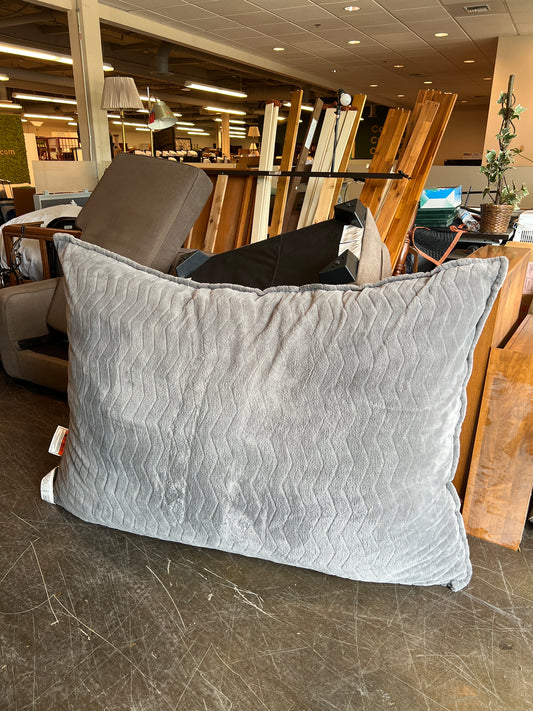 Large Gray Body Pillow