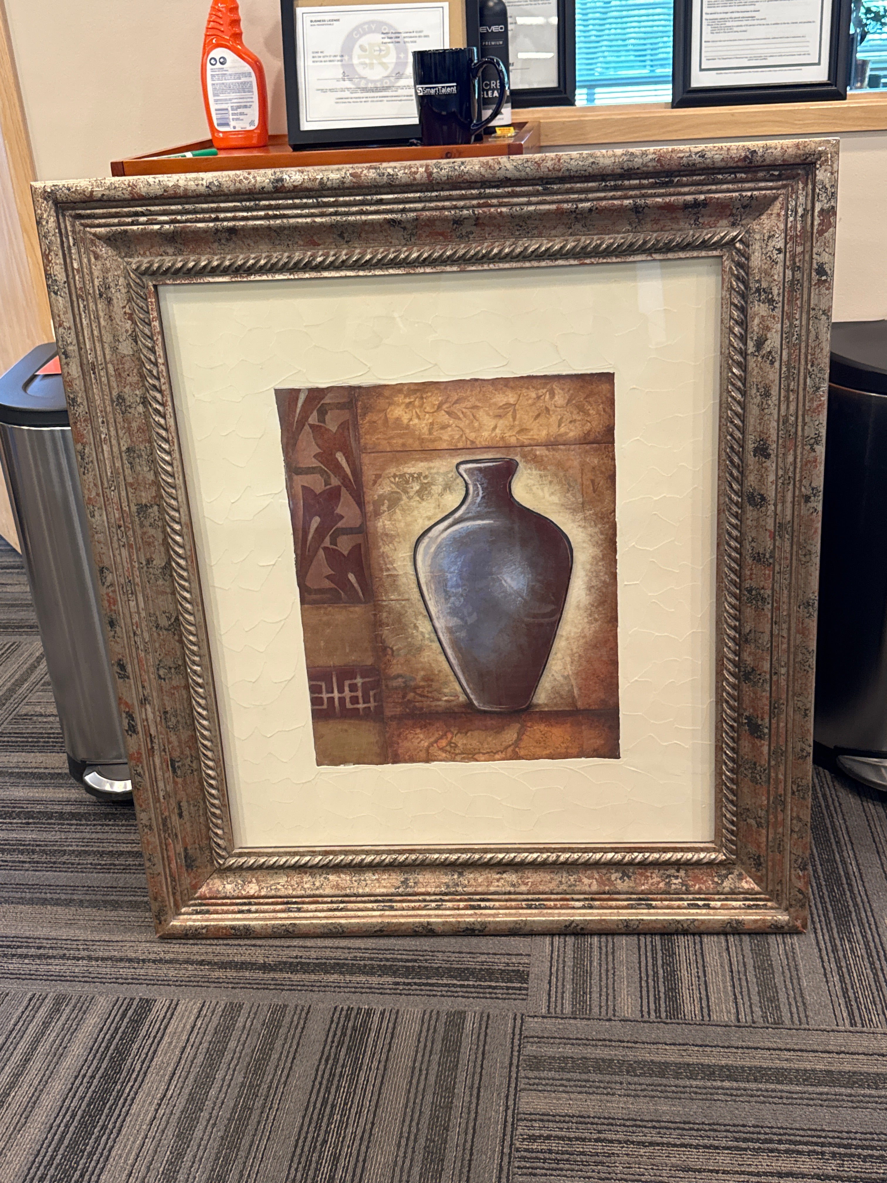 Vase Print Framed Art