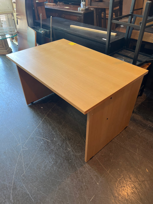Simple Light Wood Office Desk