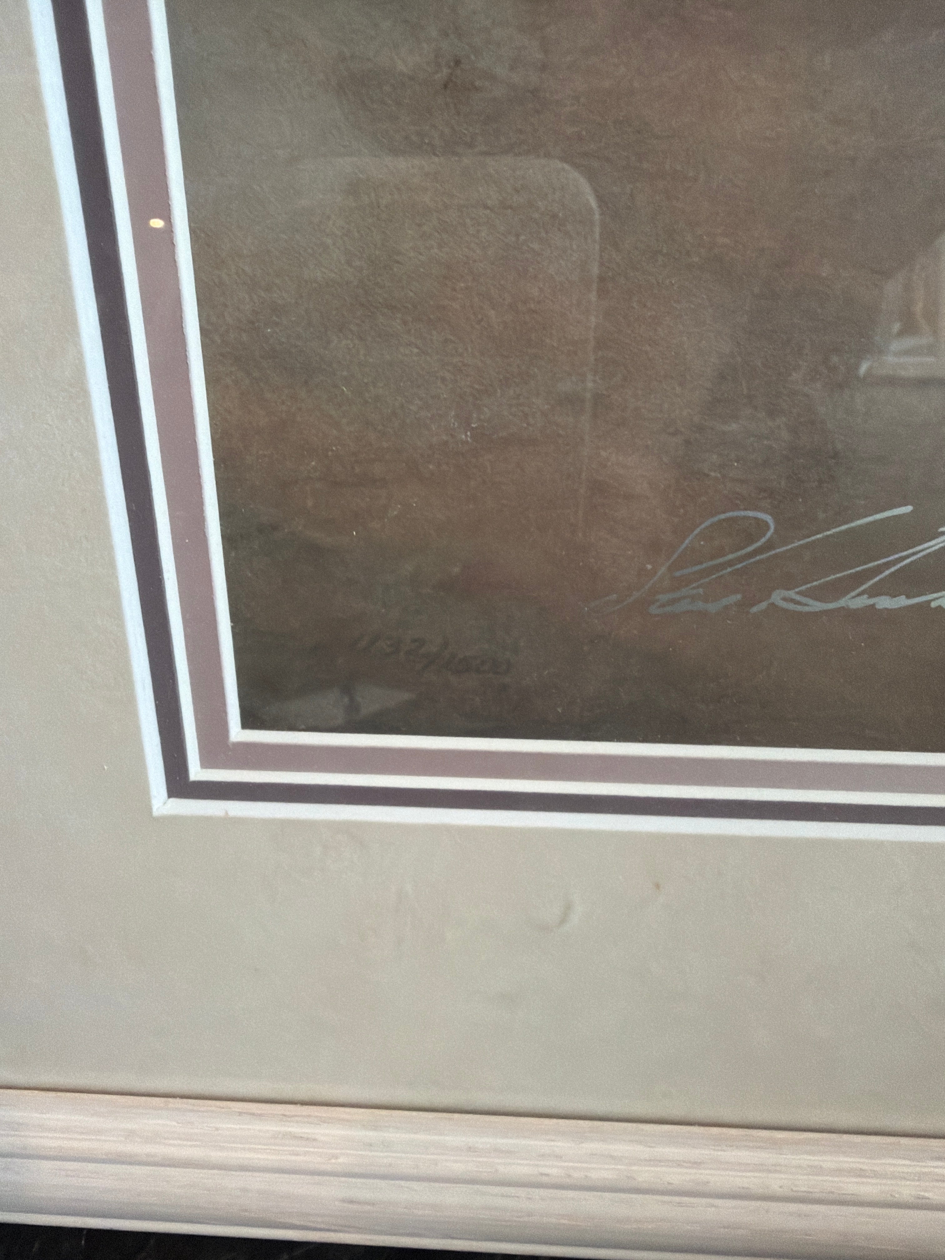 Steve Hanks Signed Coastal Beach Scene Framed Limited Edition Art Print with Lighthouse