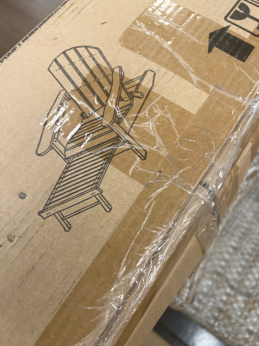 Adirondack Chair with Footrest - New in Box