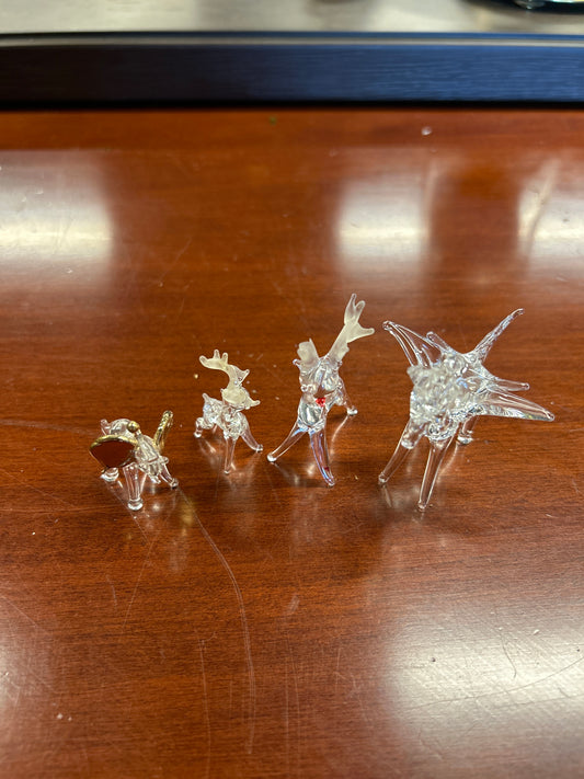 Glass Horse Figurines
