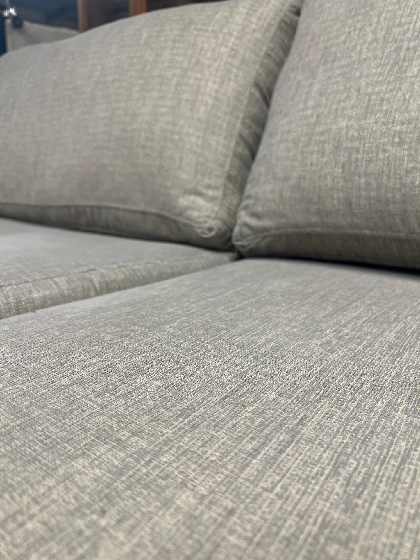 Stylus Light Gray Modern Sofa with Loose Cushions