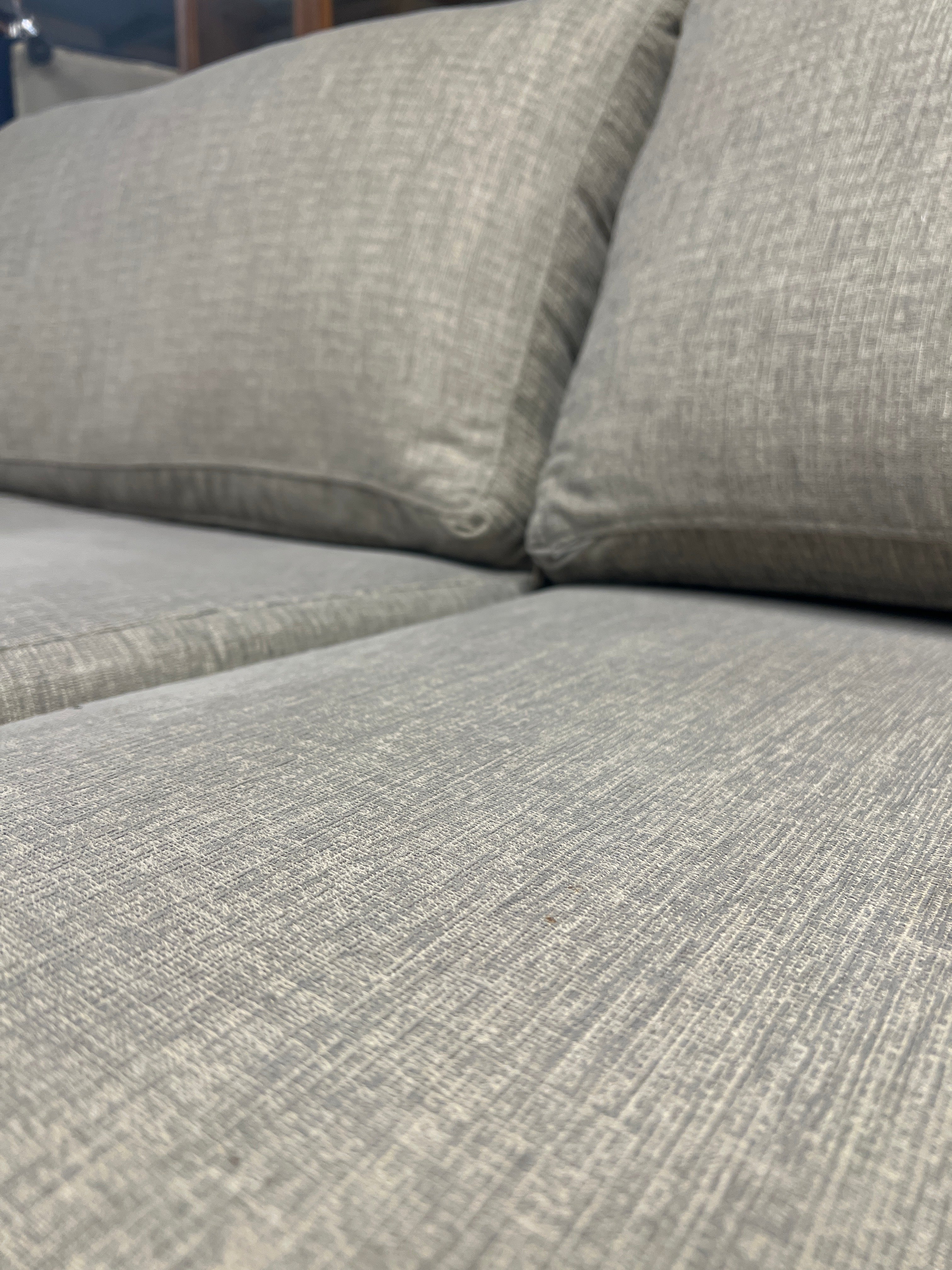 Stylus Light Gray Modern Sofa with Loose Cushions